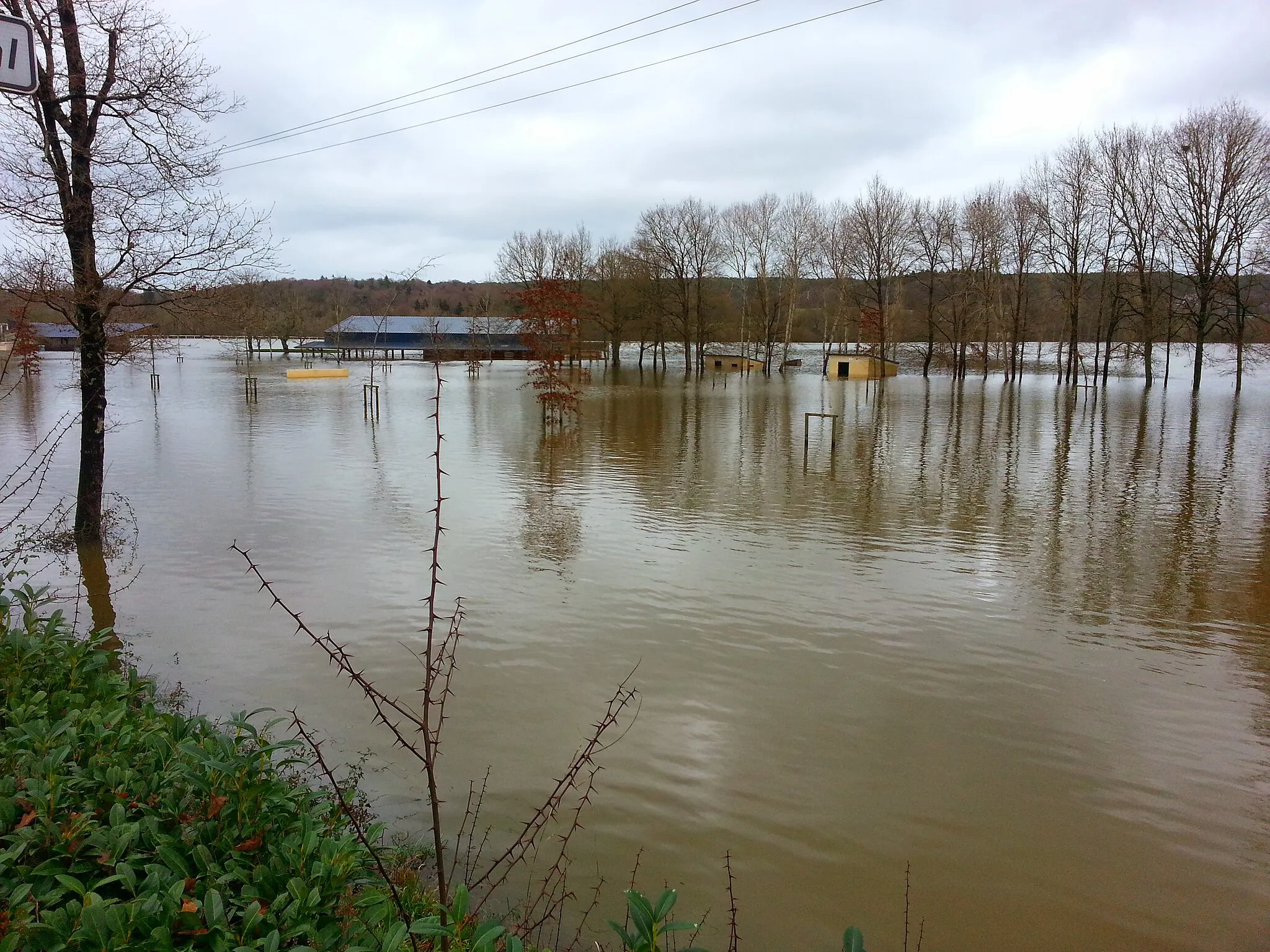 Photo showing: Avant d'arriver à La Gacilly, début javnier 2014