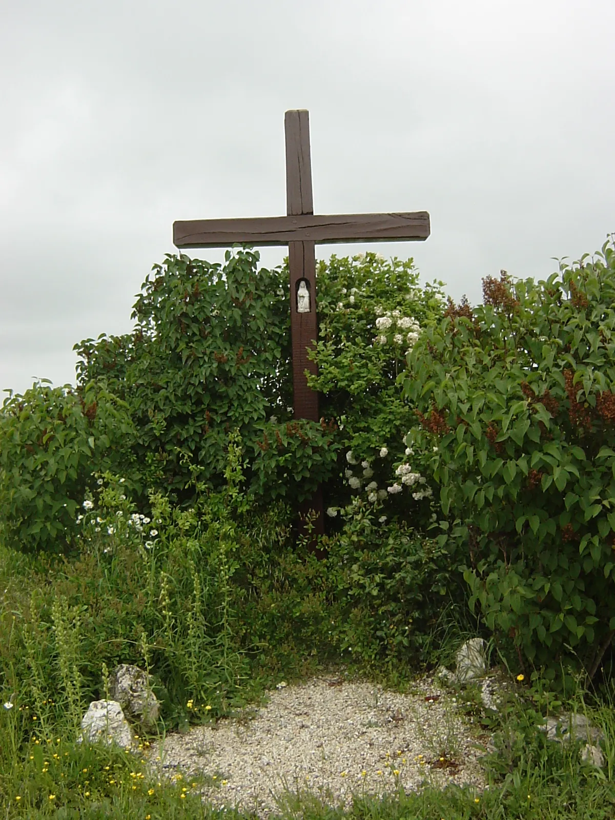 Photo showing: calvaire dédié à Saint Anne au lieu dit le Bieux
56120 la grée Saint laurent, morbihan , france