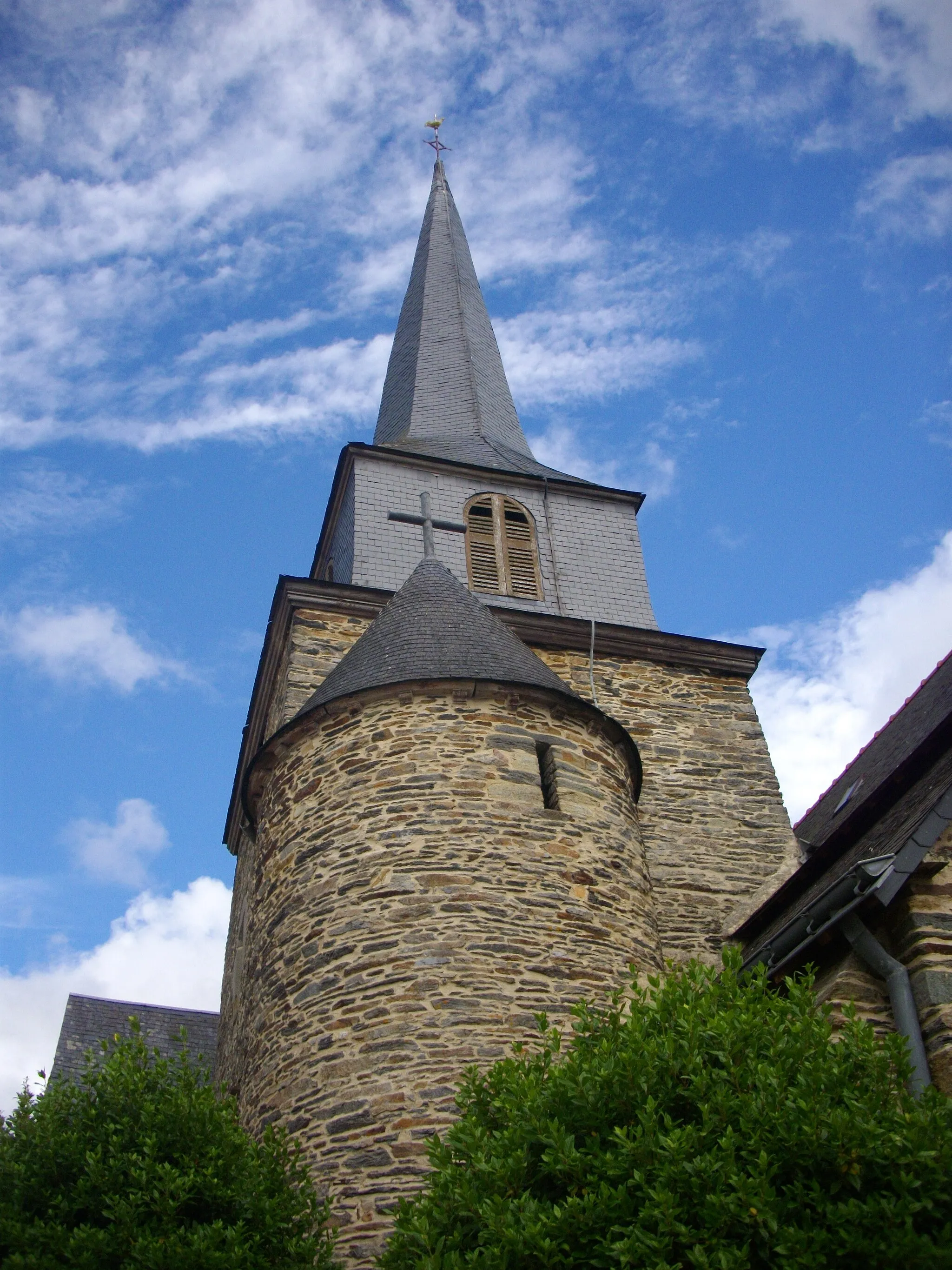 Photo showing: Saint Machutus church of Monterrein (Morbihan, France)