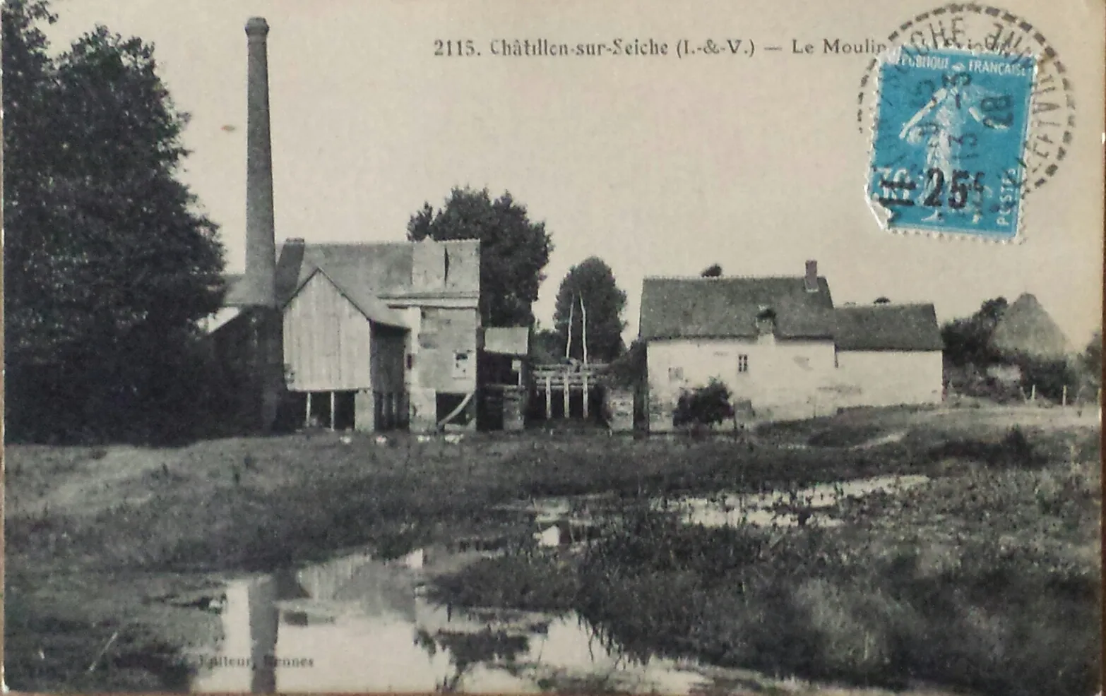 Photo showing: Vue 3 du moulin de Chatillon