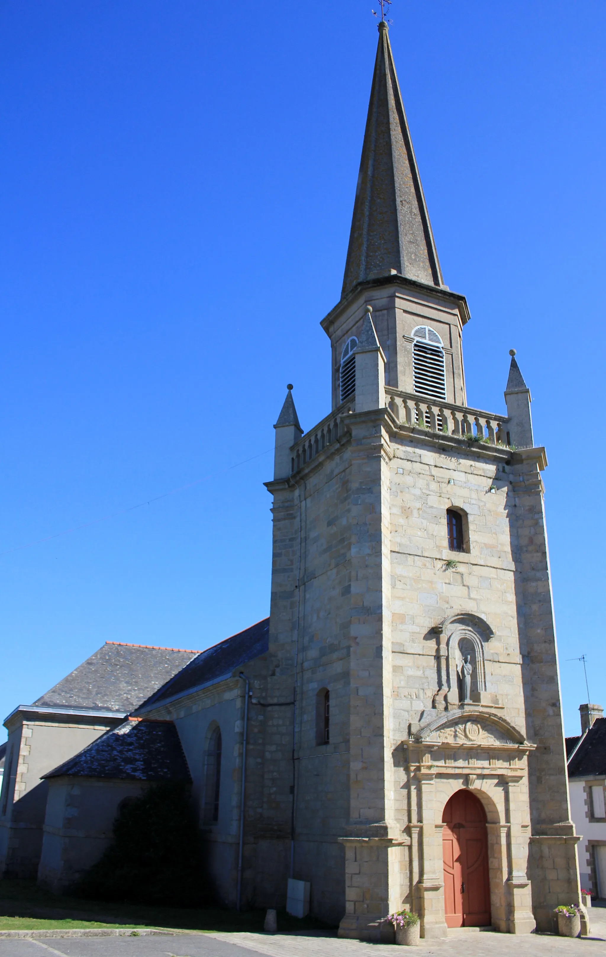 Photo showing: Église Sainte-Hélène (Sainte-Hélène, Morbihan)