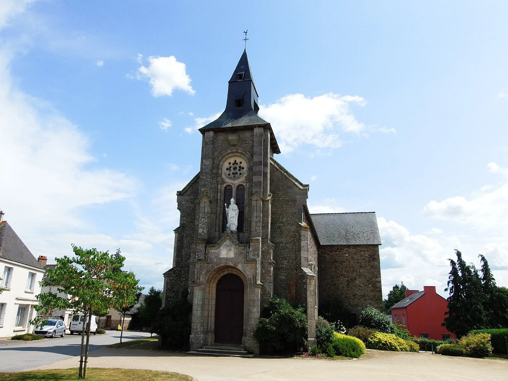 Photo showing: Vue de l'entrée de l'Église.