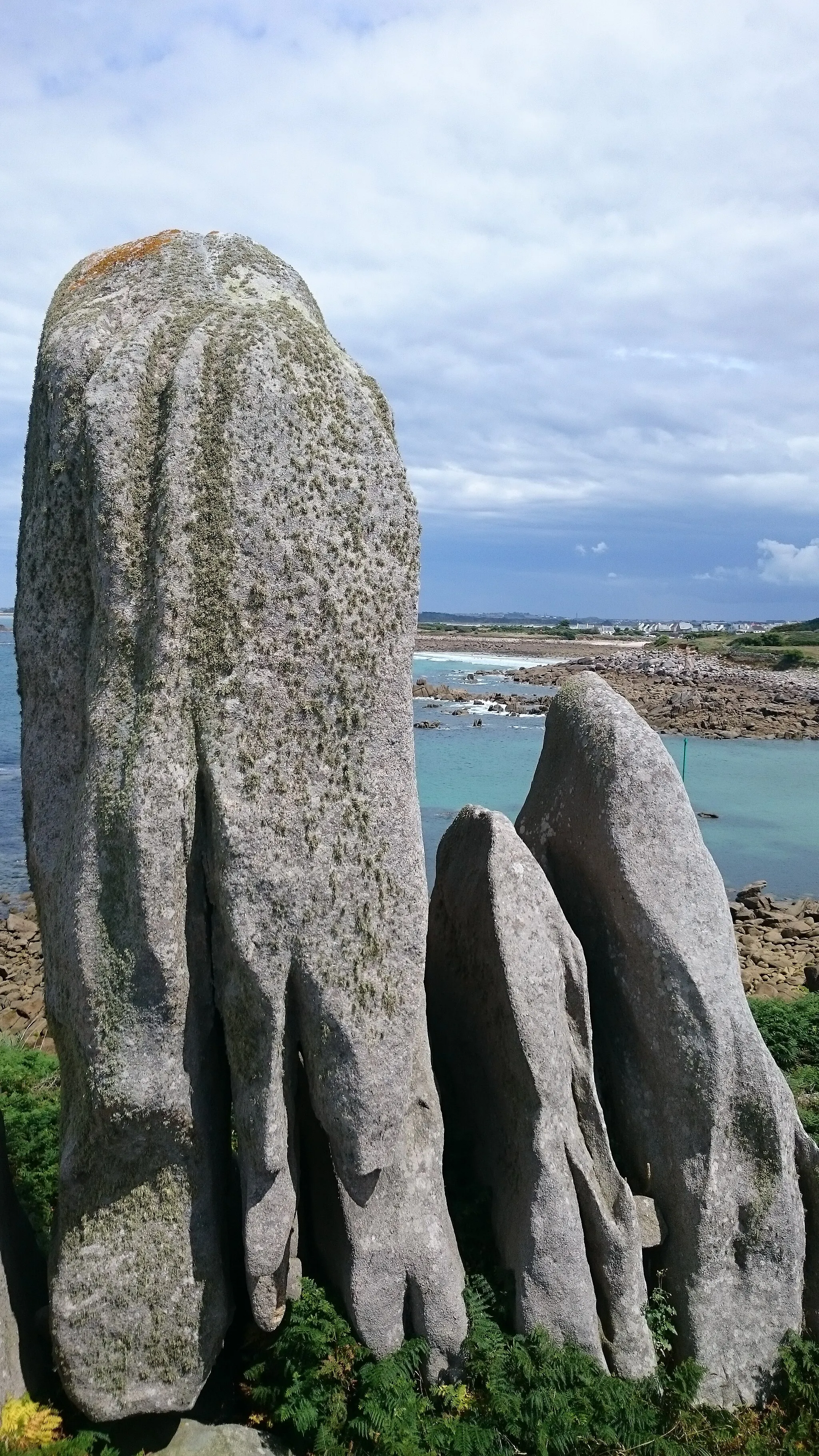 Photo showing: arrière d'un rocher connu localement sous le nom de "tête de singe".