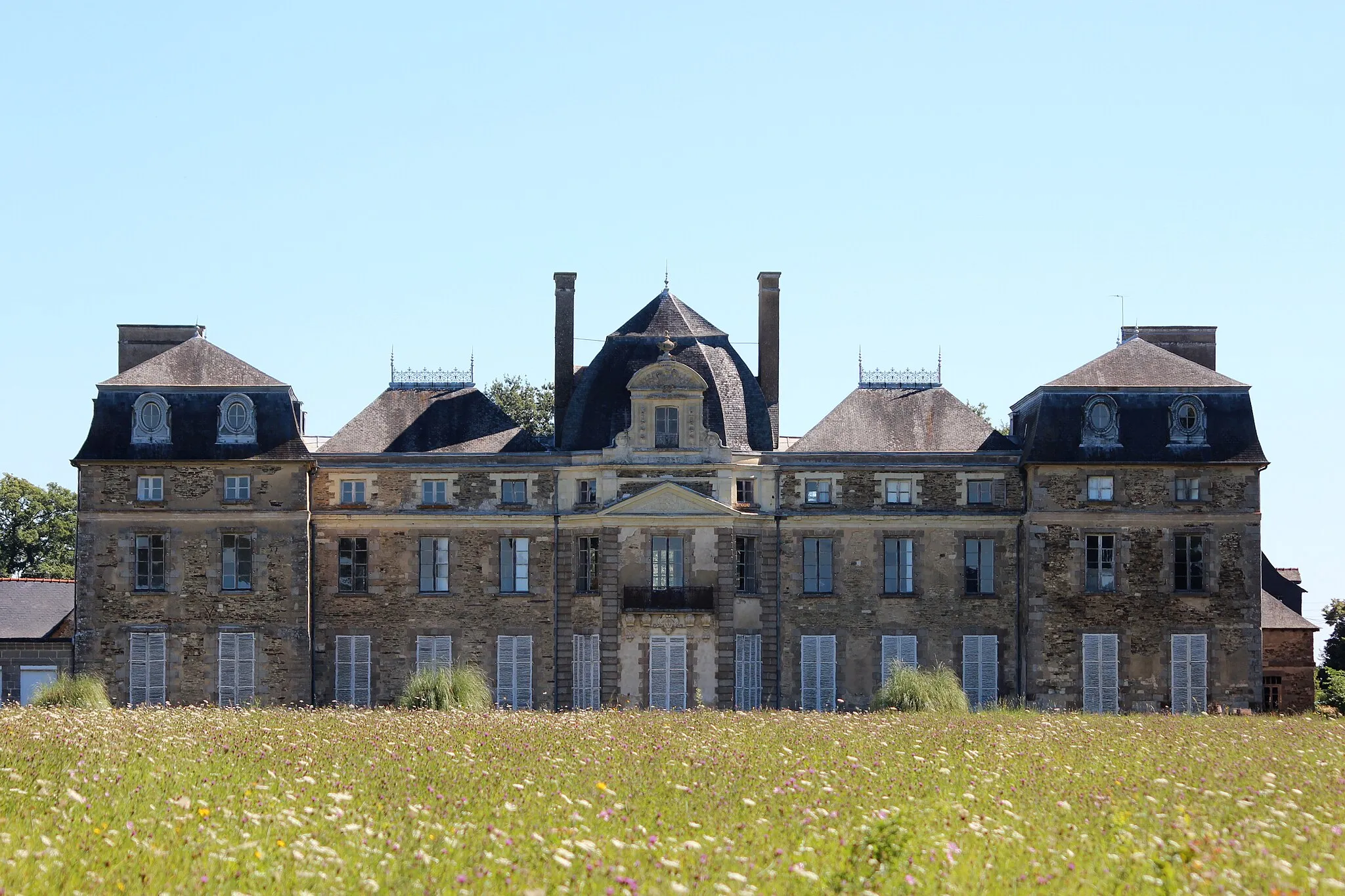 Photo showing: Cucé Castel in Cesson-Sévigné (Ille-et-Vilaine) from west.