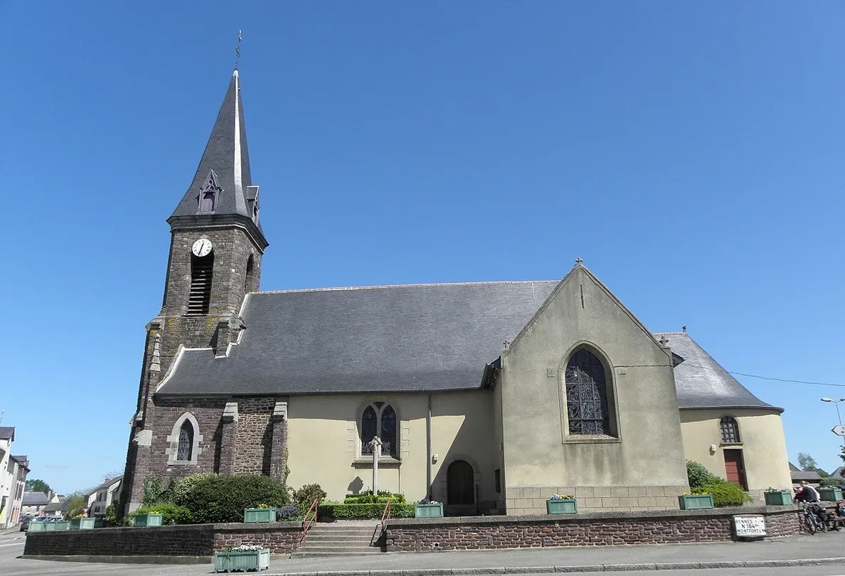 Photo showing: L'église Notre-Dame-de-la-Purification de L'Hermitage (35).