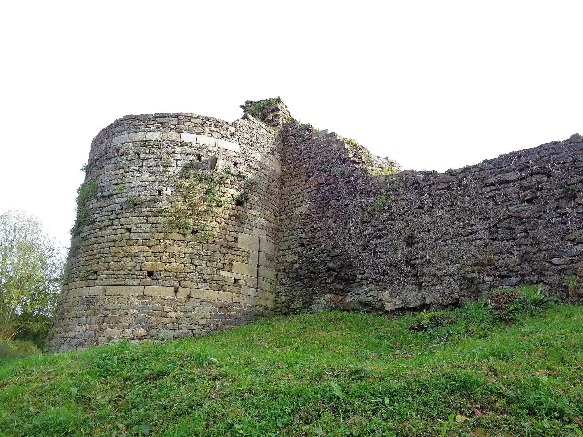 Photo showing: Rempart et tour nord