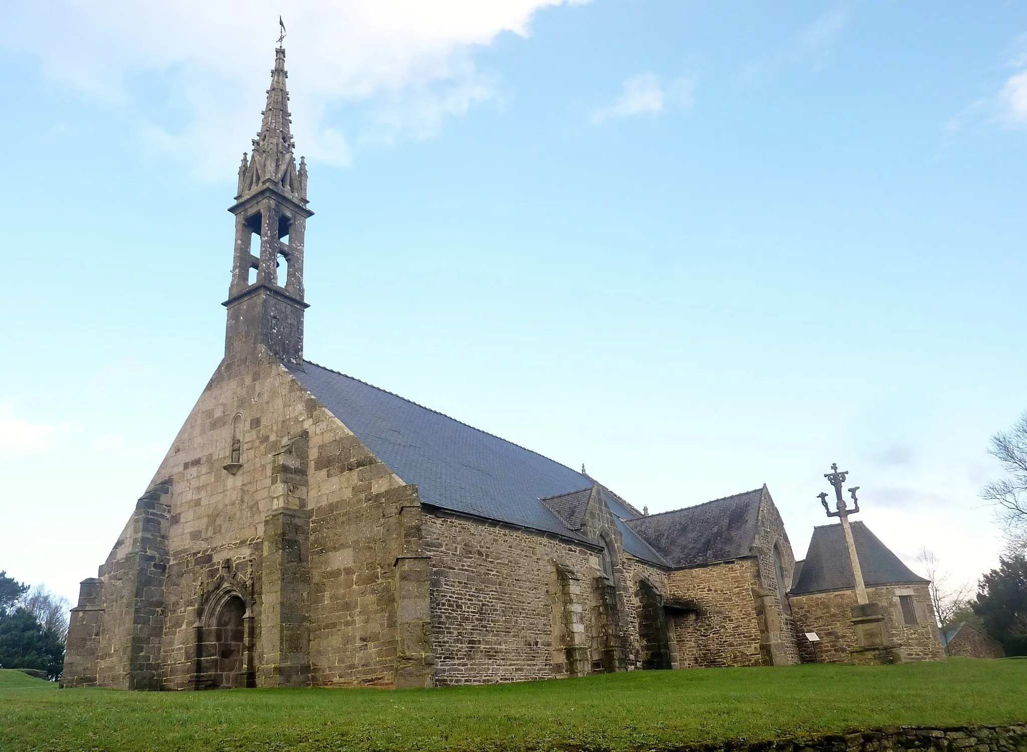 Photo showing: Pleyben : la chapelle Notre-Dame-de-Lannélec, fondée en 1490