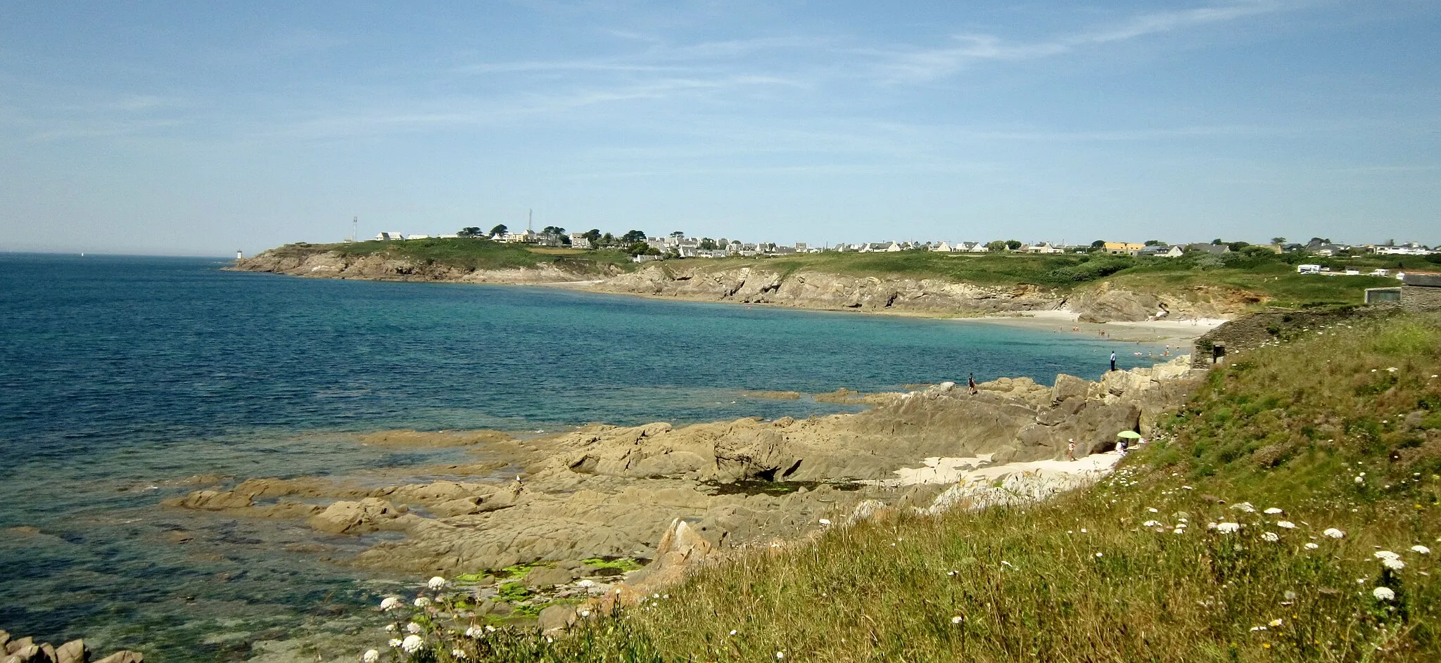 Photo showing: Le Conquet : la Pointe des Renards vue des environs de la Grève bleue.