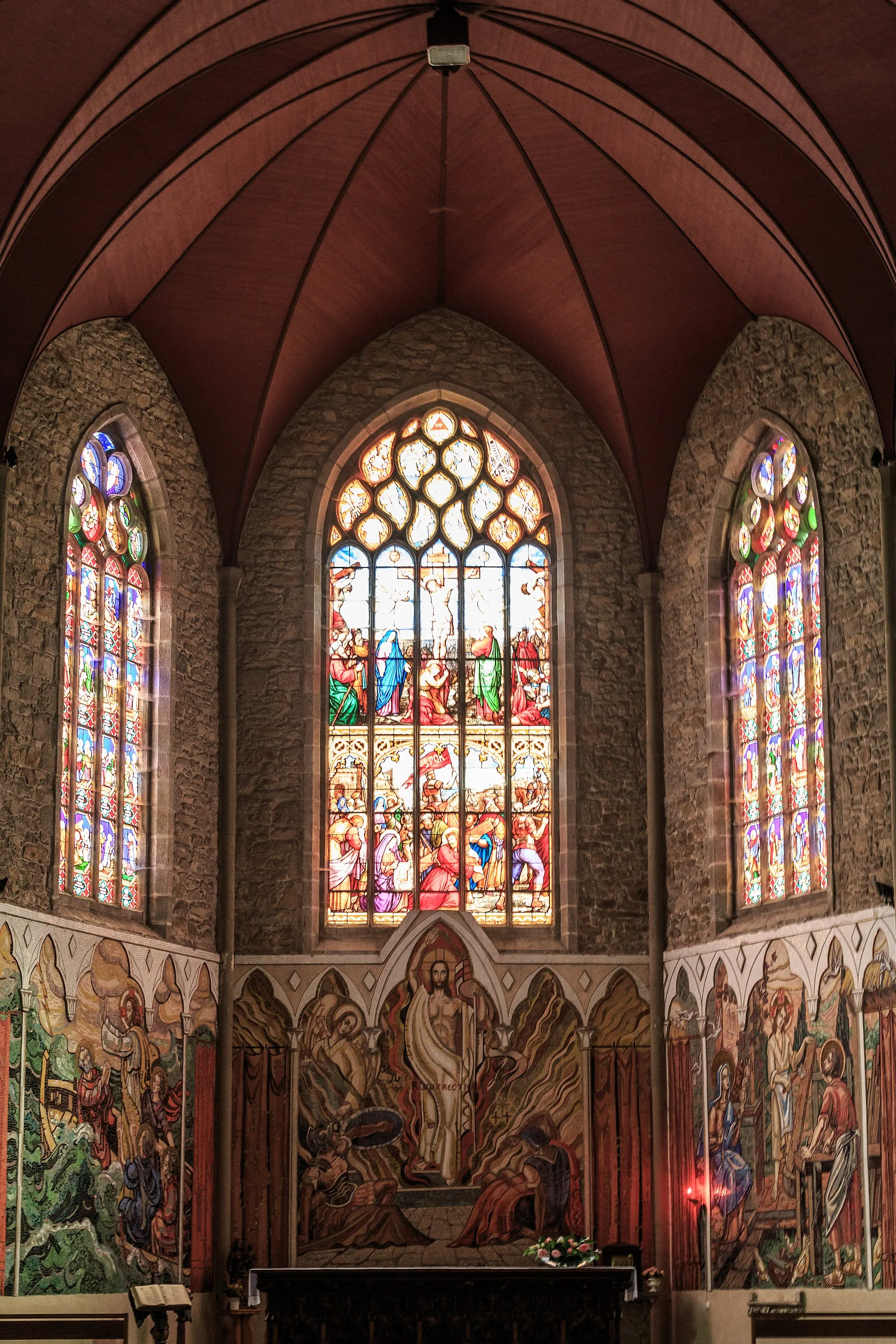 Photo showing: Chœur de l'église Saint-Thuriau à Landivisiau (Finistère, Bretagne).