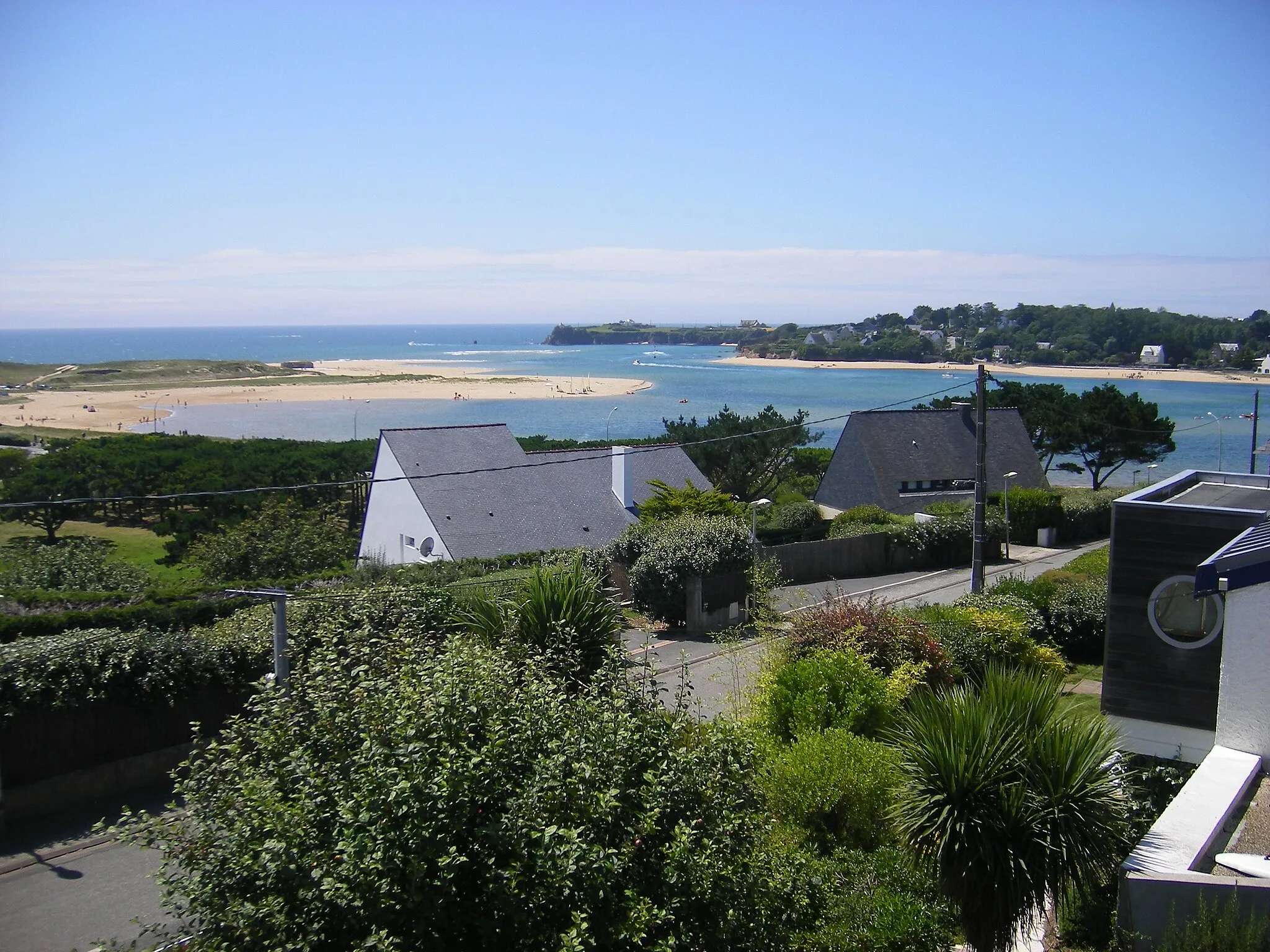 Photo showing: Laïta River estuary at Guidel, France