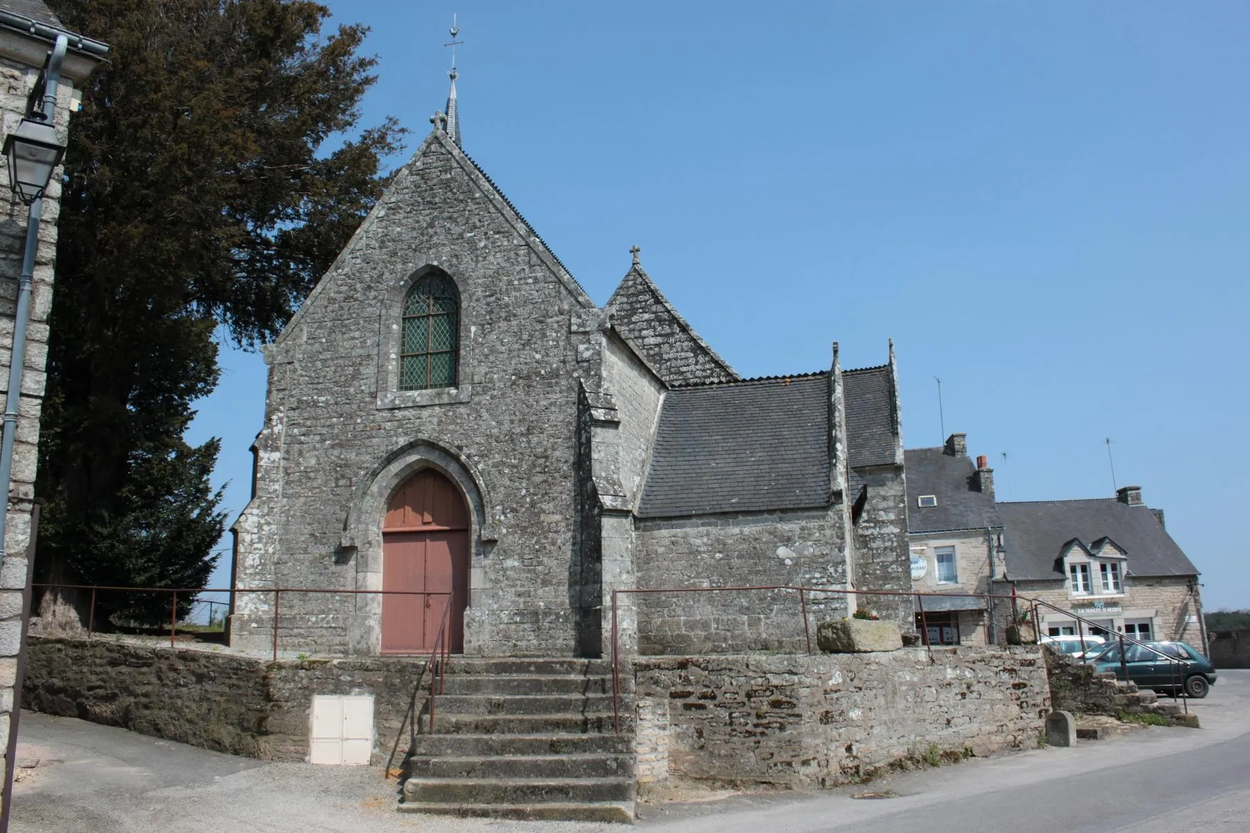 Photo showing: Église Saint-Maurice, Saint-Aubin, Plumelec.