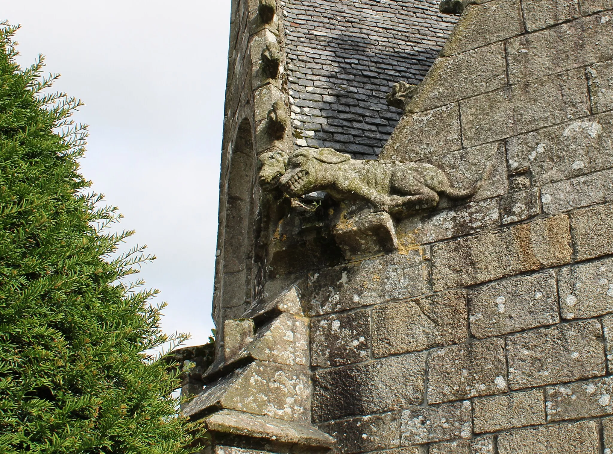 Photo showing: L'église de Plougonvern: gargouille