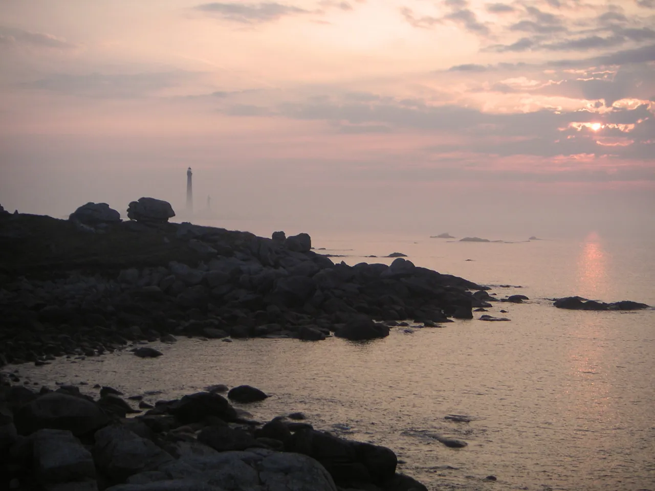 Photo showing: Sunset at Plouguerneau (about 25 kilometers northwards Brest)