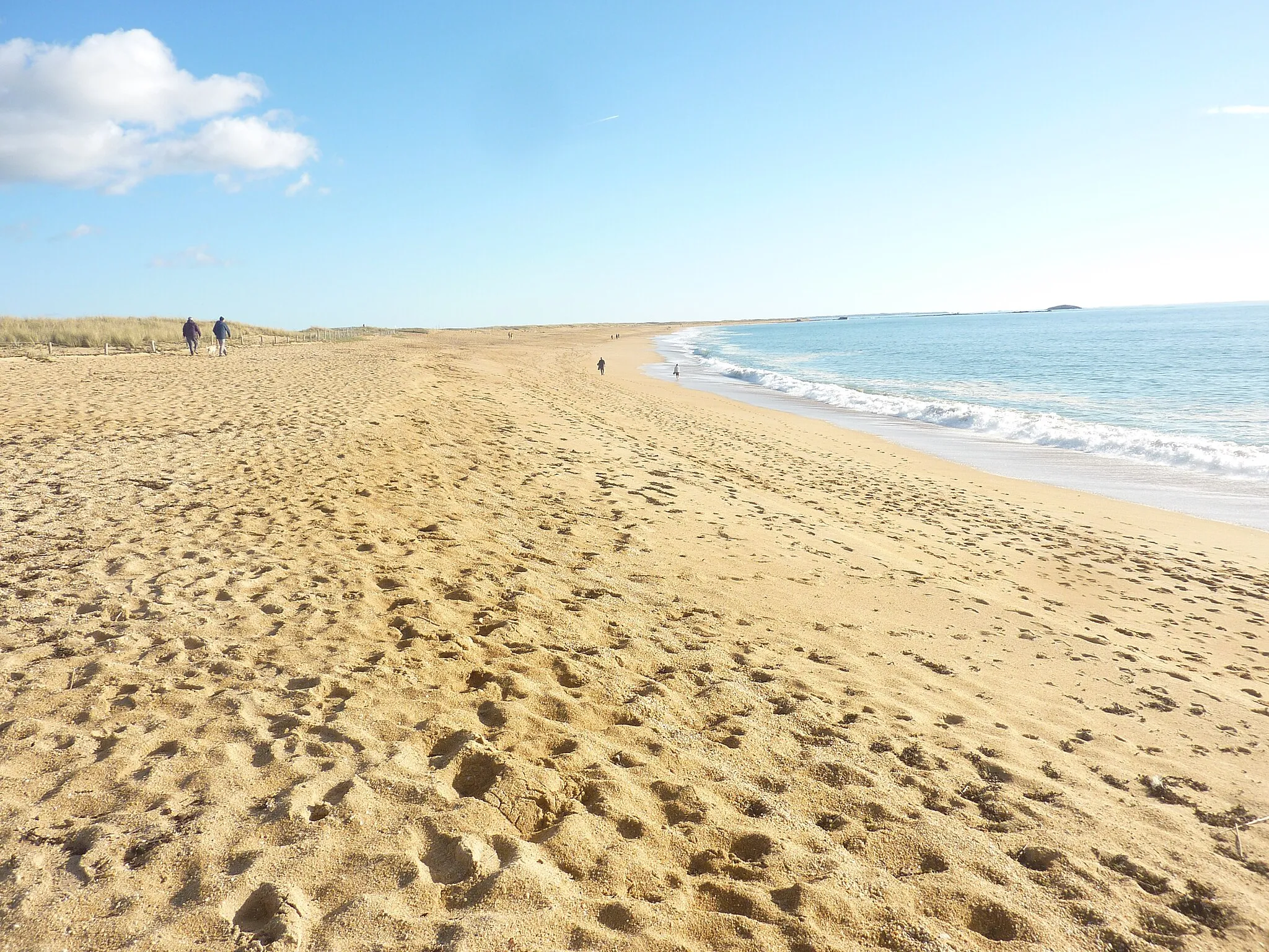 Photo showing: Erdeven : la plage de Kerminihy.