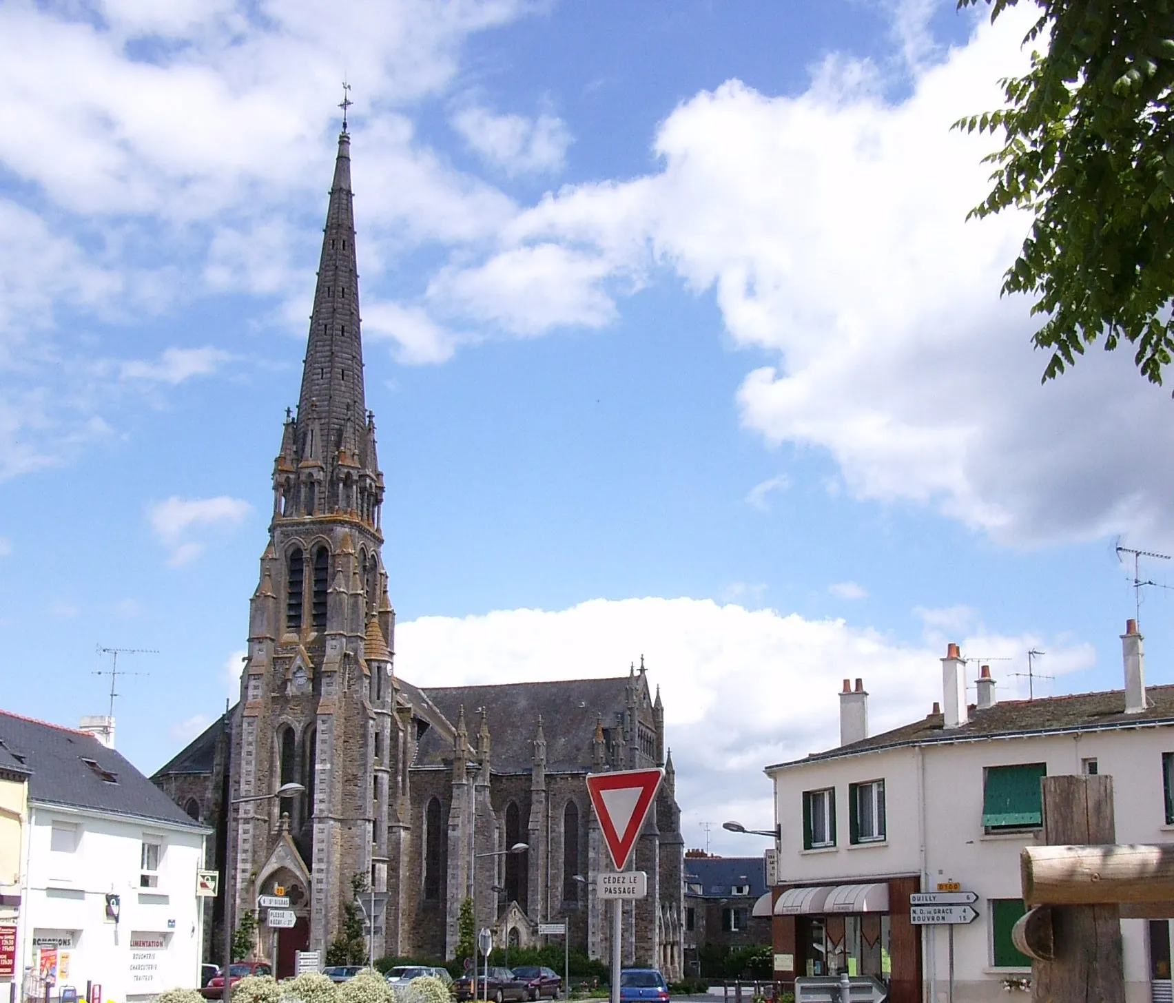 Photo showing: Die Kirche von Guenrouët, Pays de la Loire, Frankreich