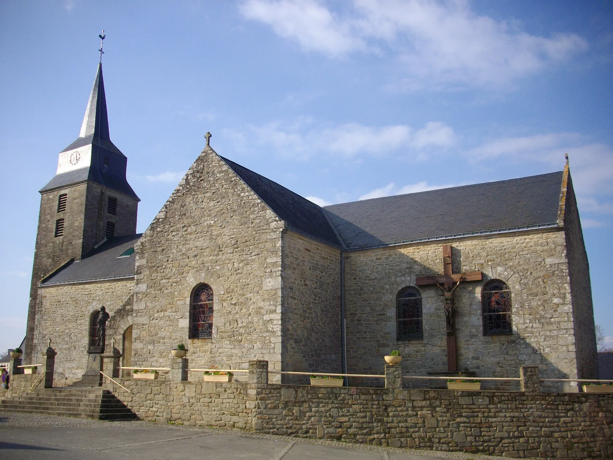 Photo showing: Saint Peter church in Monterblanc (Morbihan, France)