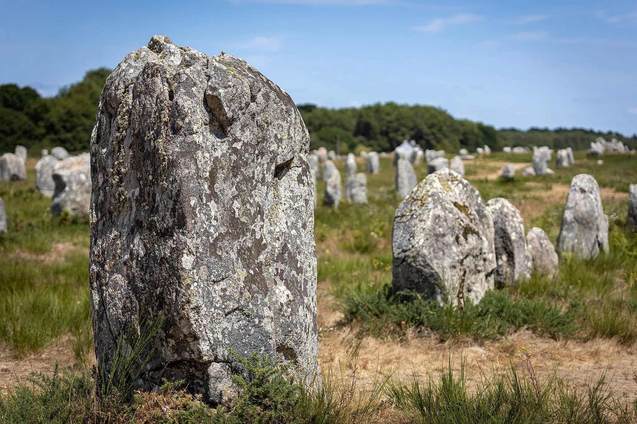 Photo showing: Megalithenankage Ménec, Carnac