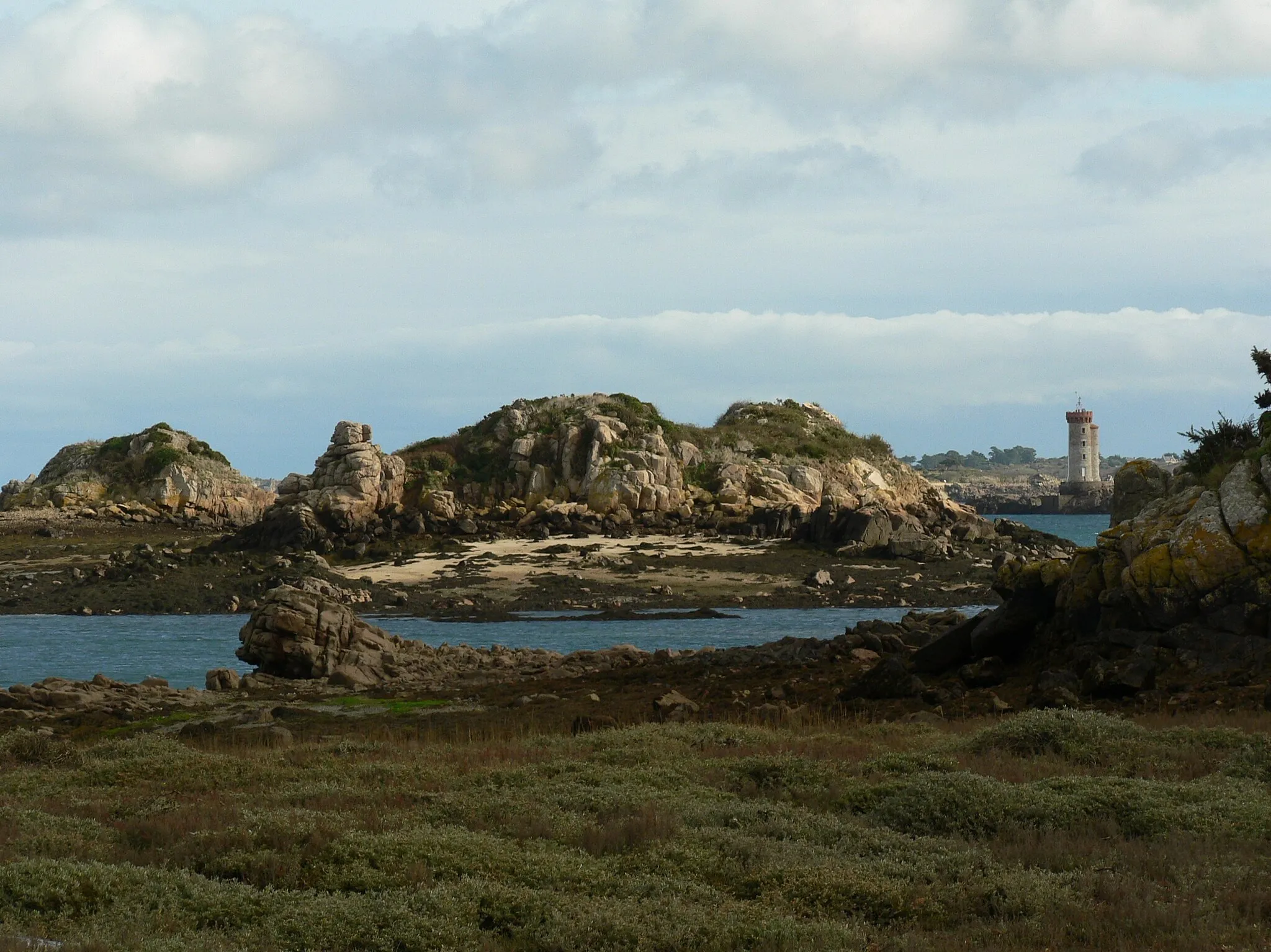 Photo showing: vue prise de l'île-à-bois, près de Kermouster (commune de Lézardrieux), Bretagne (France)