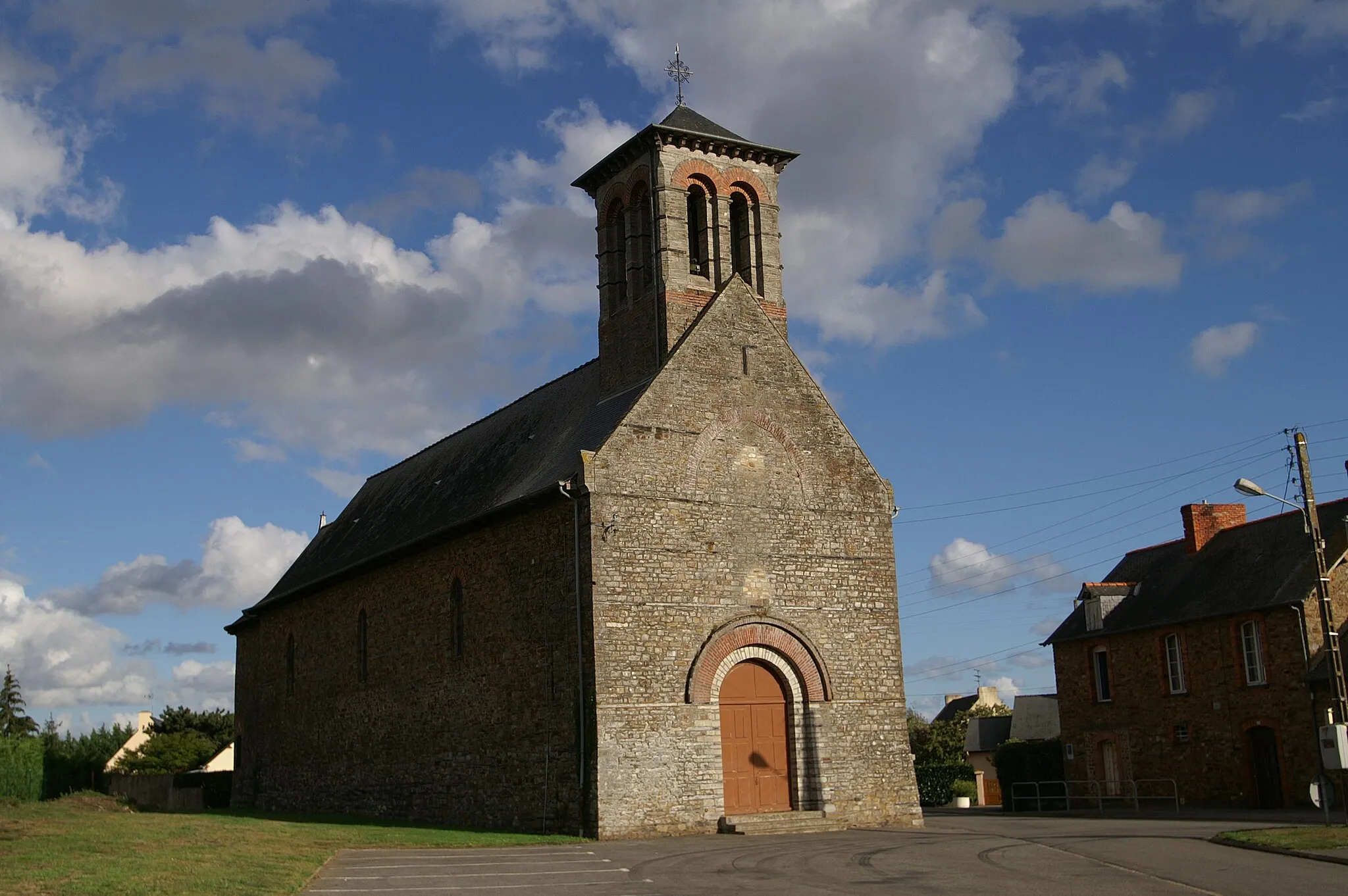 Photo showing: La chapelle du Châtellier à Pléchâtel, construite par Arthur Regnault