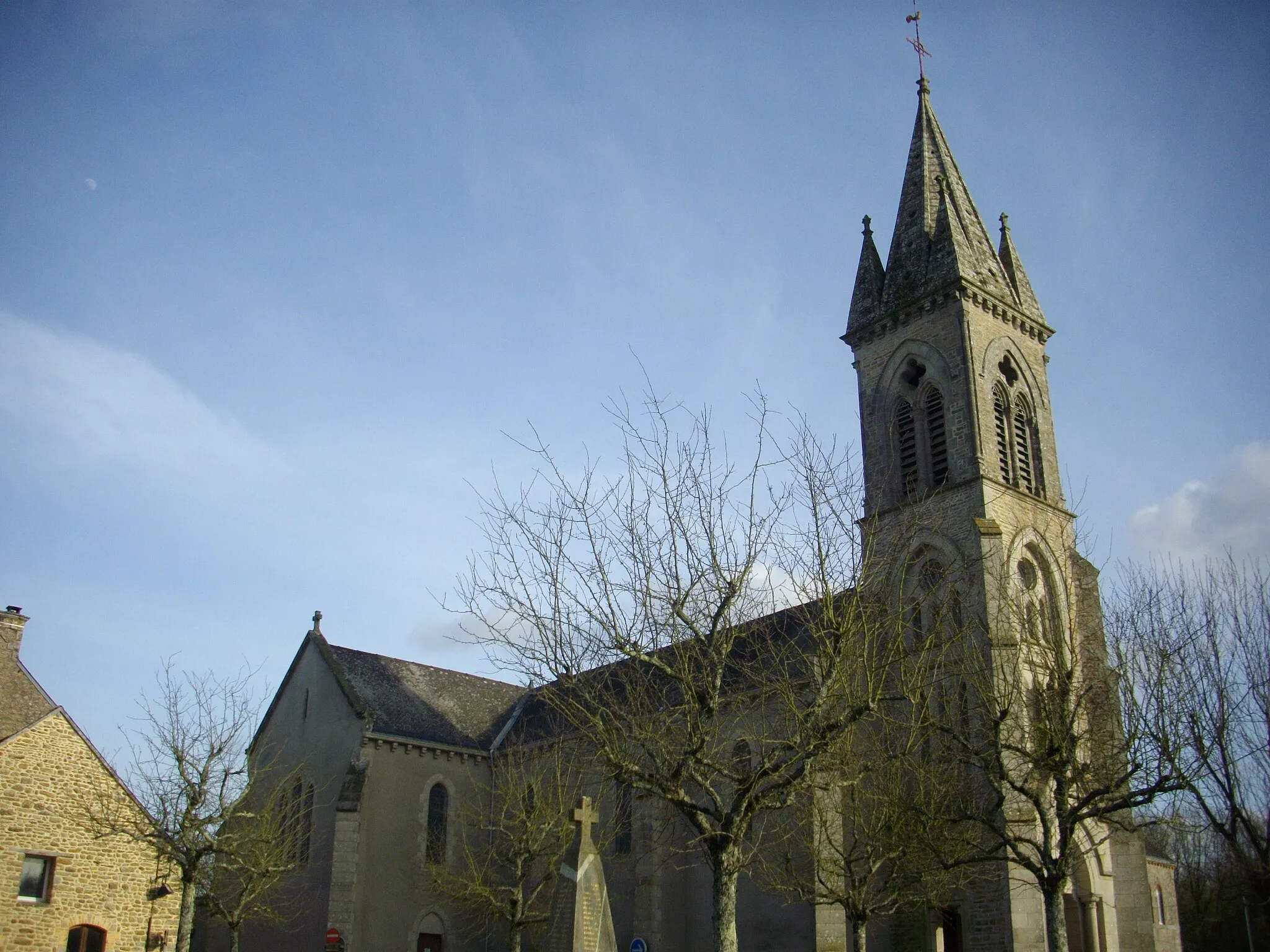 Photo showing: Church of Trédion (Morbihan, France), dedicated to Martin of tours