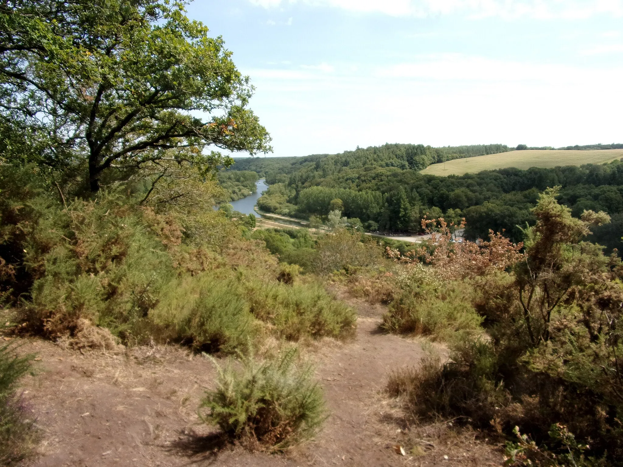 Photo showing: Photographie de la vallée du Blavet à Quistinic