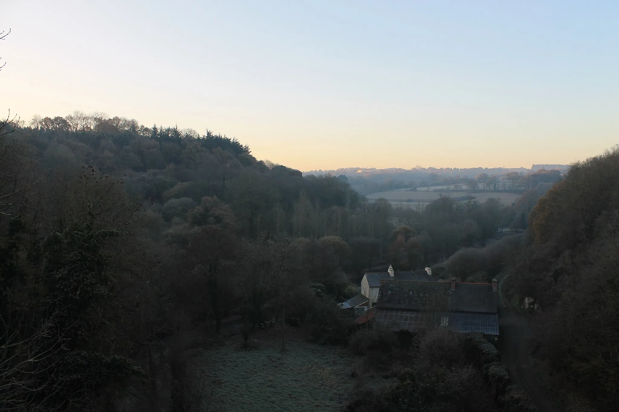 Photo showing: Trémuson - Vallée du Gouët (vers le barrage) (hiver)