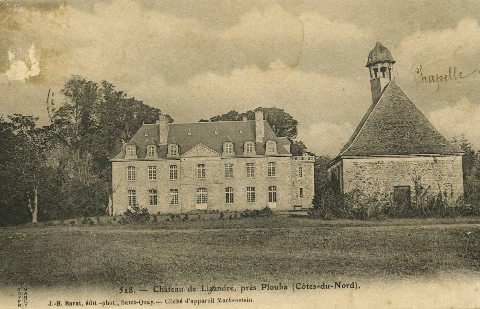 Photo showing: Plouha. Château de Lizandré, près Plouha.