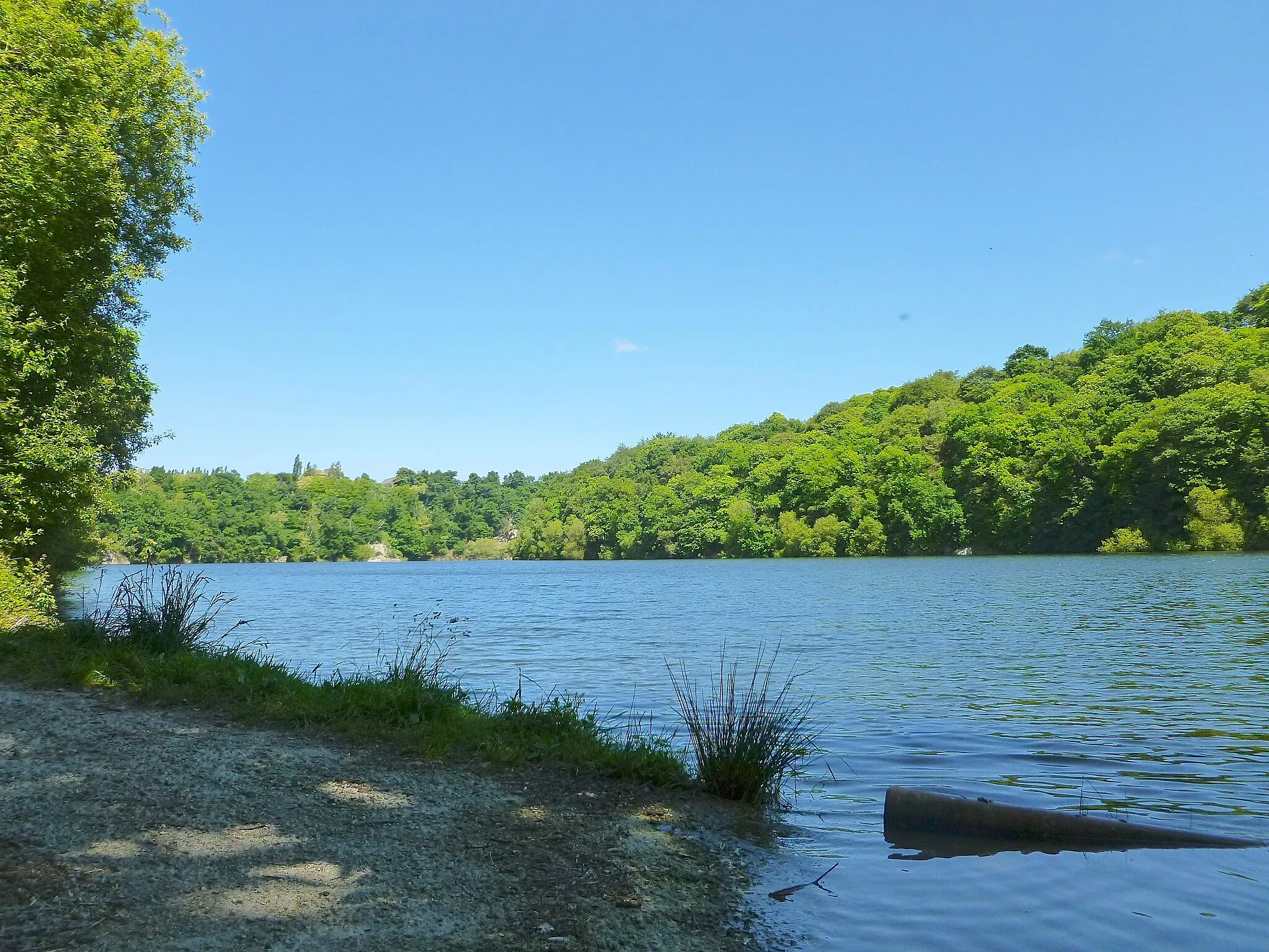 Photo showing: Photo du lac d'Arguenon prise depuis l'embarcadère de Pléven.