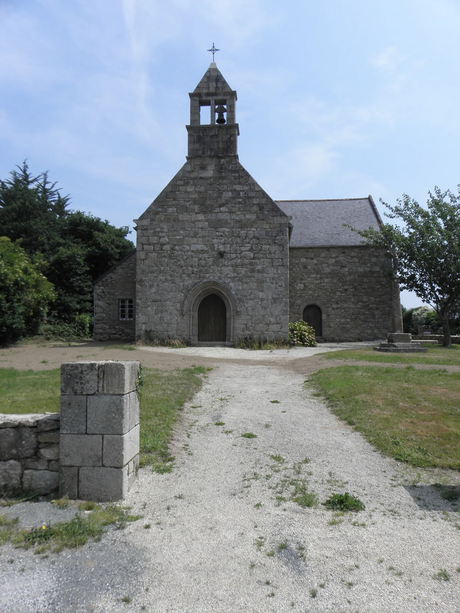 Photo showing: Chapelle de Kermaria-an-Lan en Squiffiec (22). Façade occidentale.