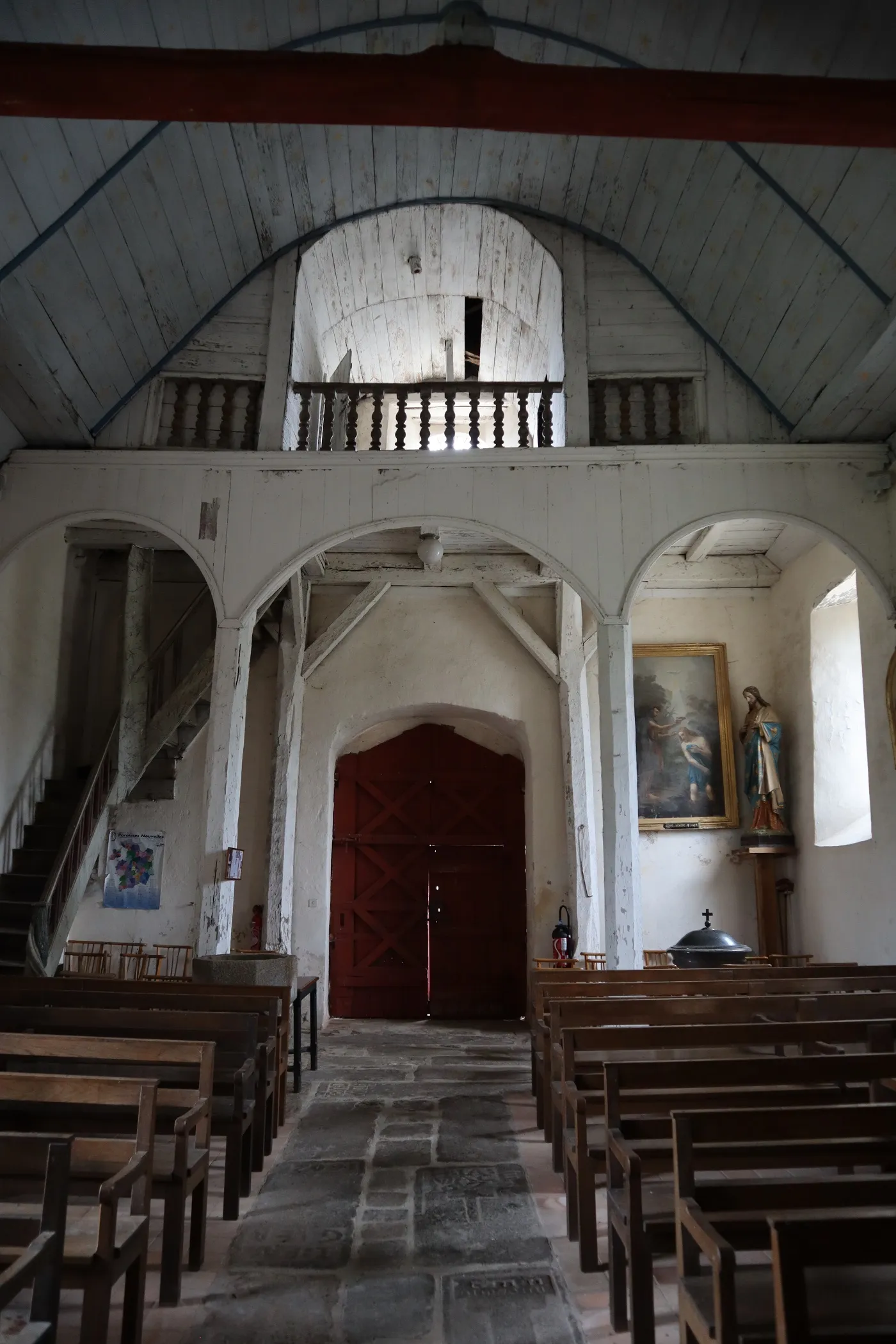 Photo showing: Intérieur de l'église Saint-Léger de Saint-Léger-des-Prés (35).