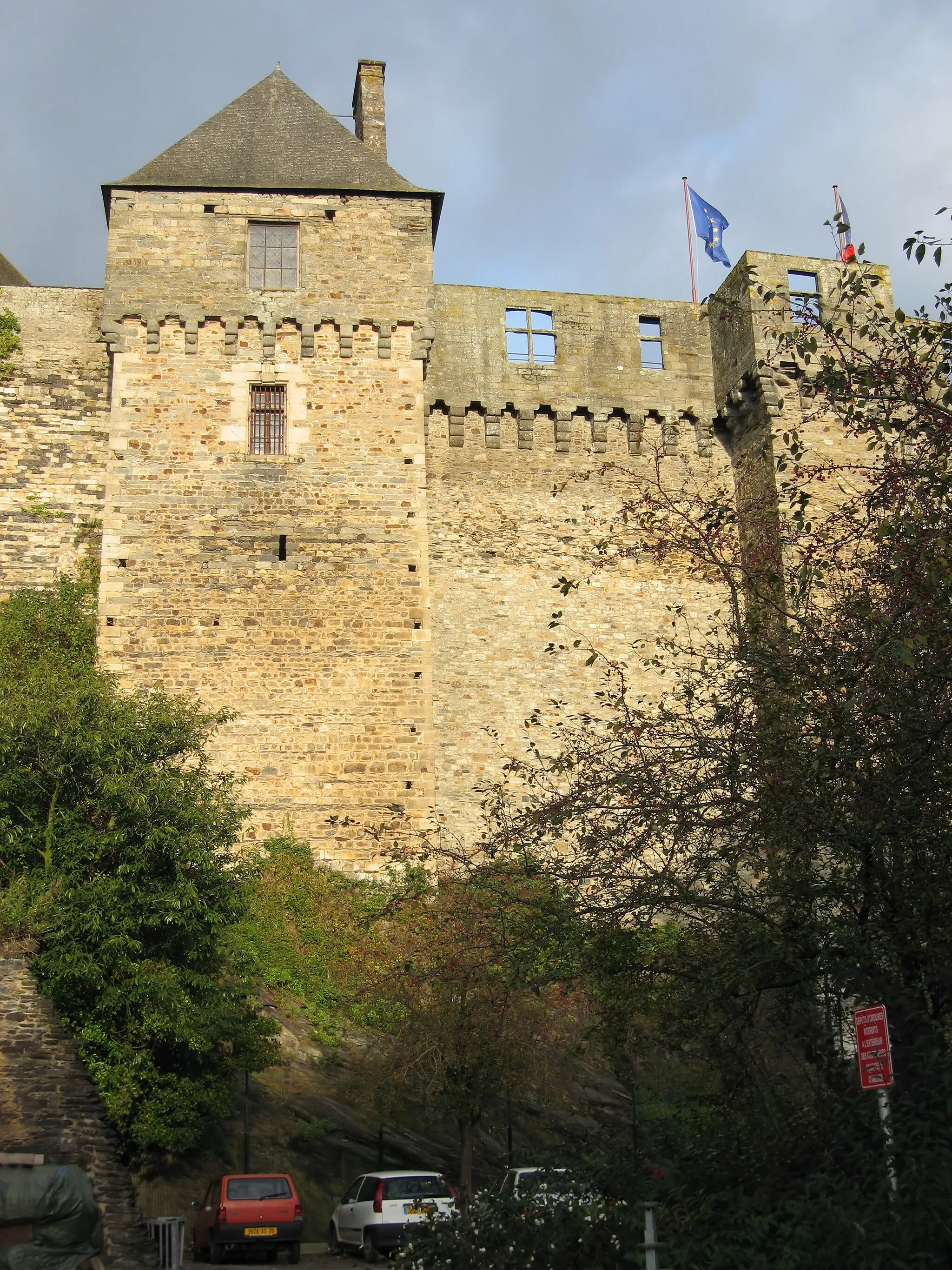 Photo showing: Château de Vitré, Ille-et-Vilaine, France. Tour de l'Oratoire.