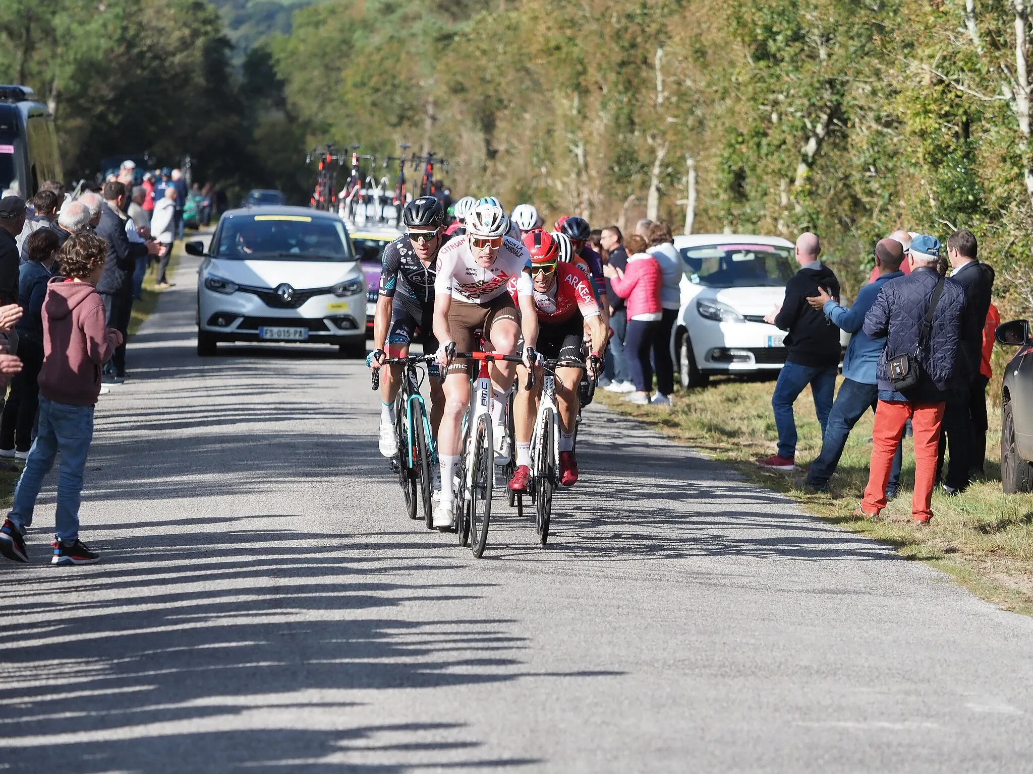 Photo showing: Cyclisme à Menez Quelc'h, Bretagne