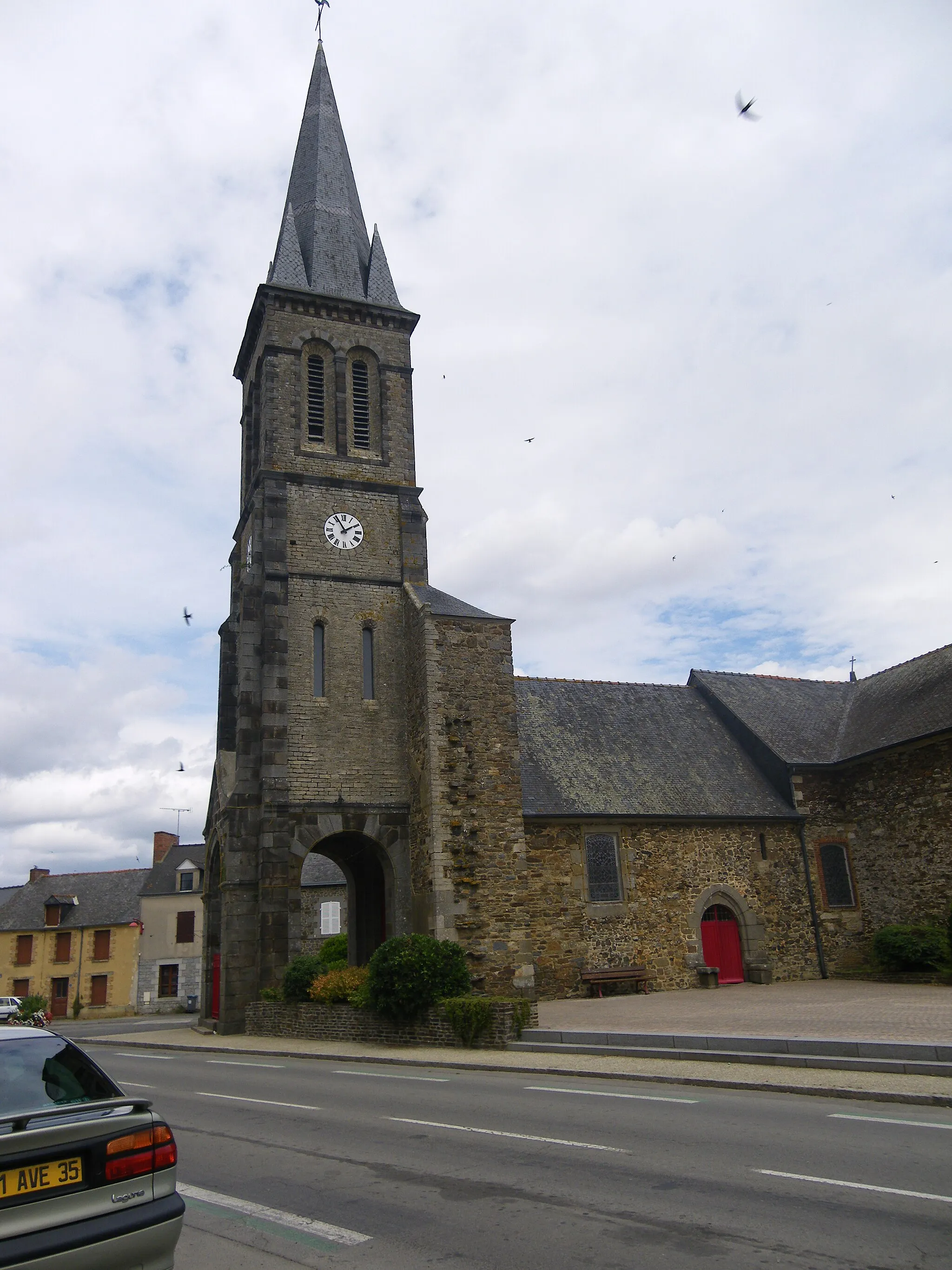 Photo showing: l'eglise de saint-domineuc