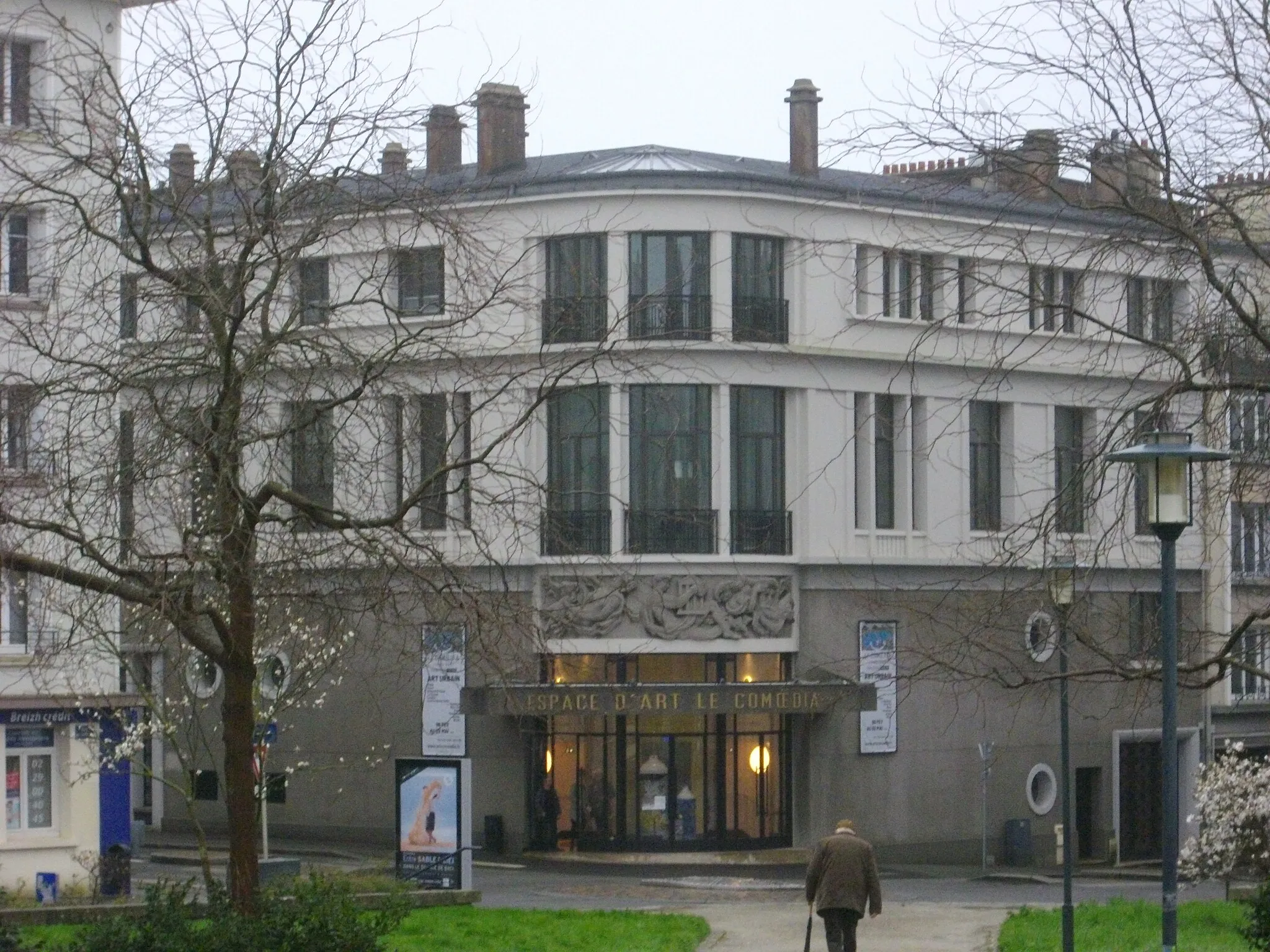 Photo showing: Comœdia building, in Brest (Finistère, France), from Wilson square