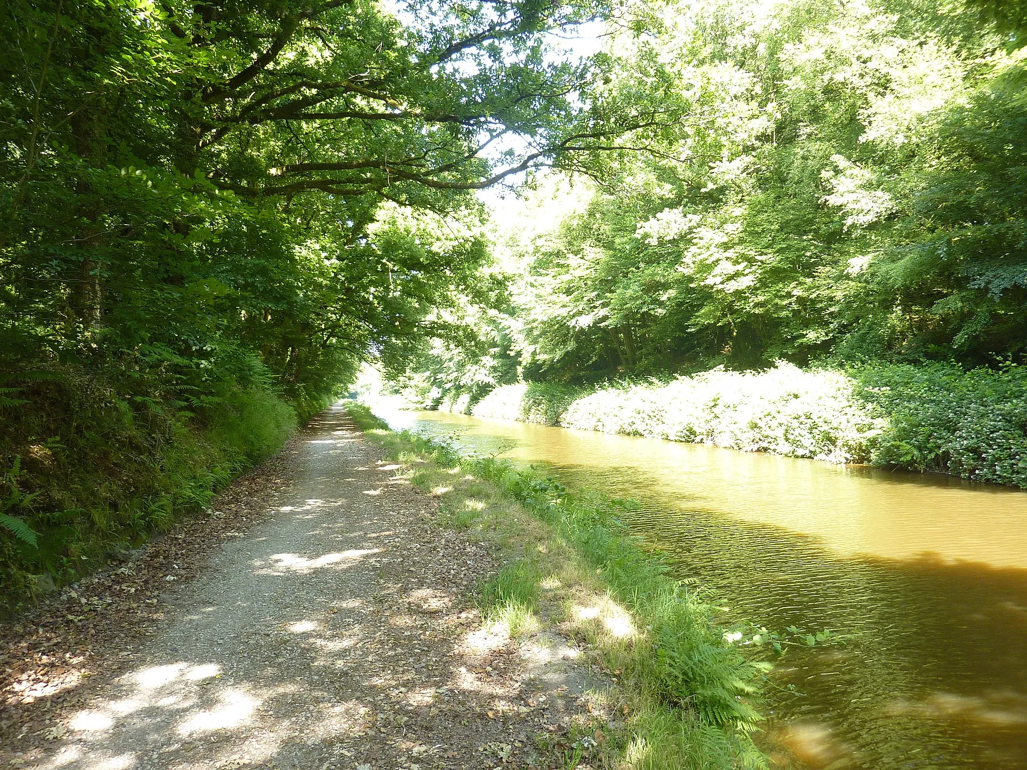 Photo showing: La Grande Tranchée de Glomel sur le canal de Nantes à Brest