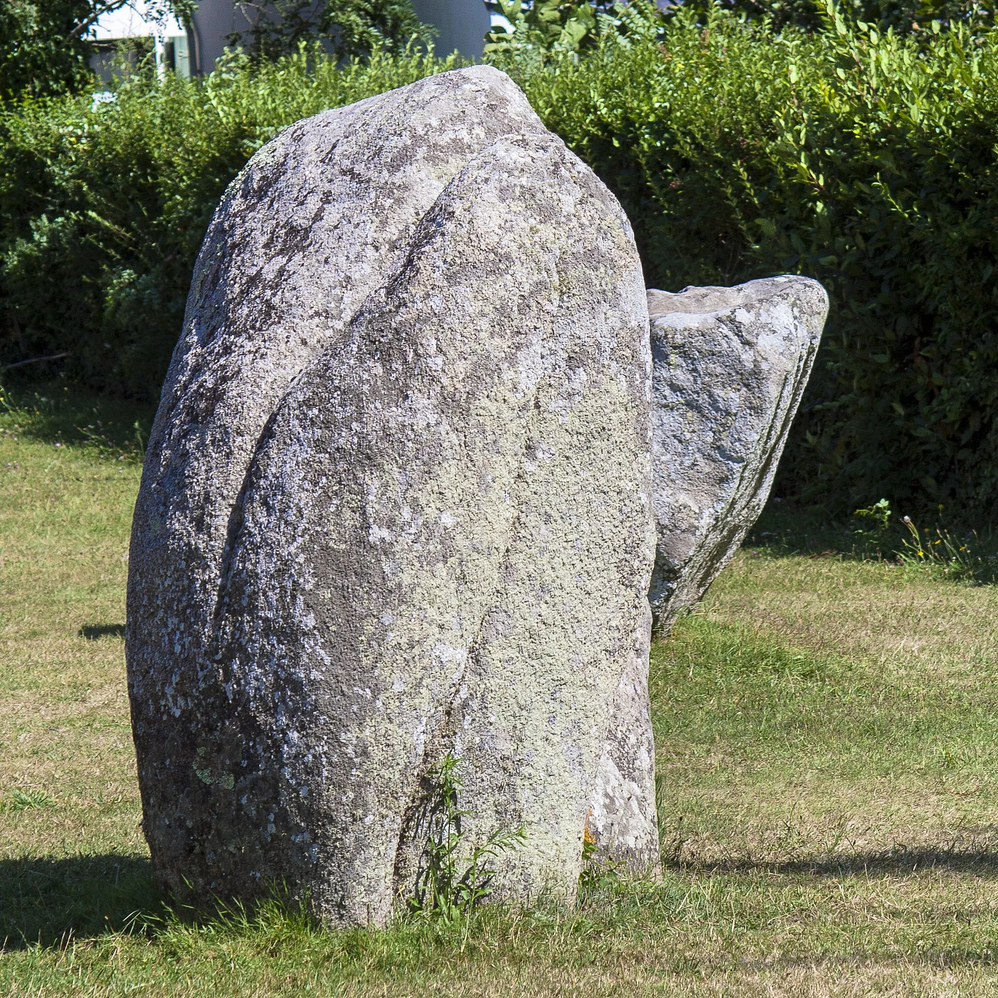 Photo showing: Menhir de Kerbourgnec (Saint-Pierre-Quiberon)
