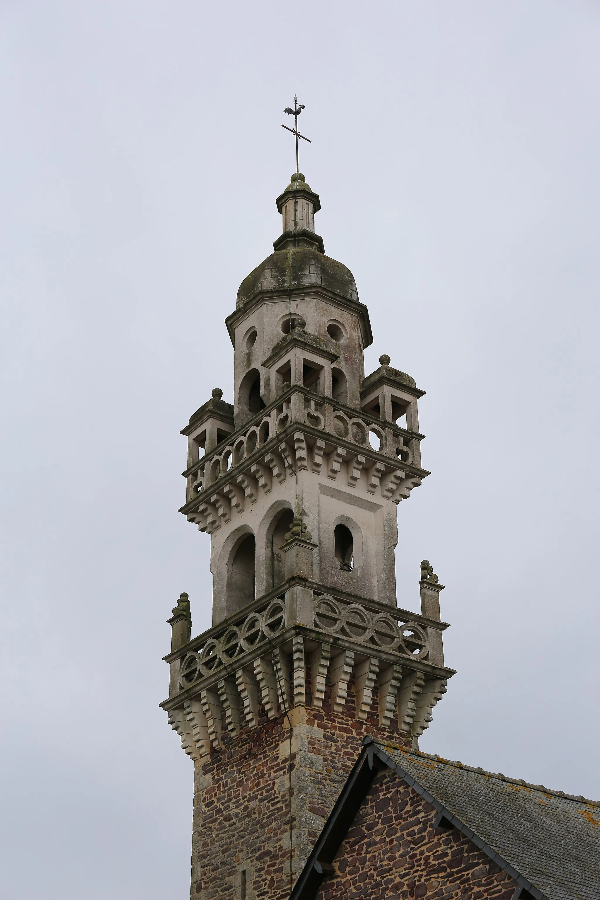 Photo showing: Church of Loscouët-sur-Meu.