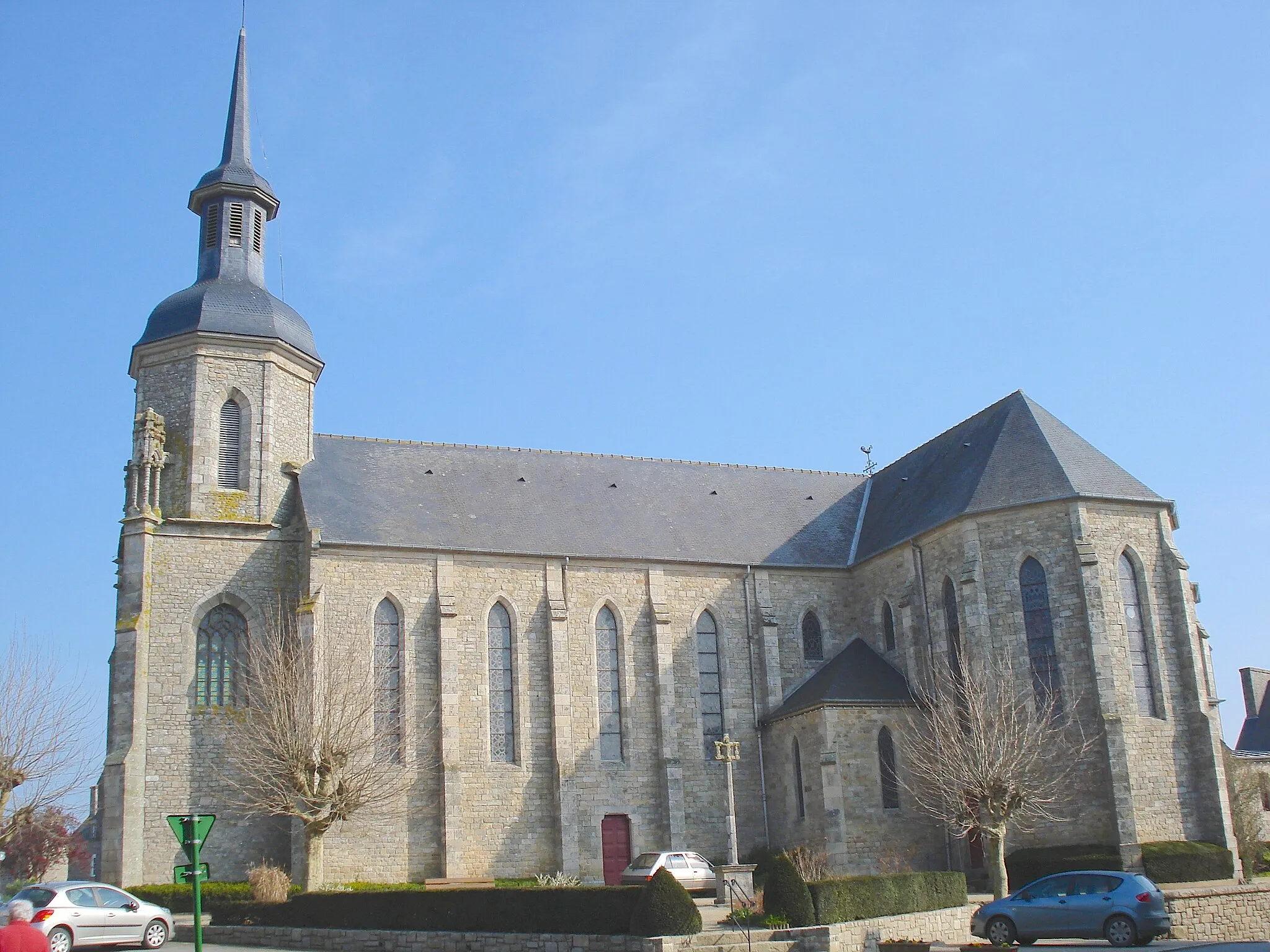 Photo showing: Preĝejo Saint-Pierre-es-Liens de Plélan-le-Petit, Francio