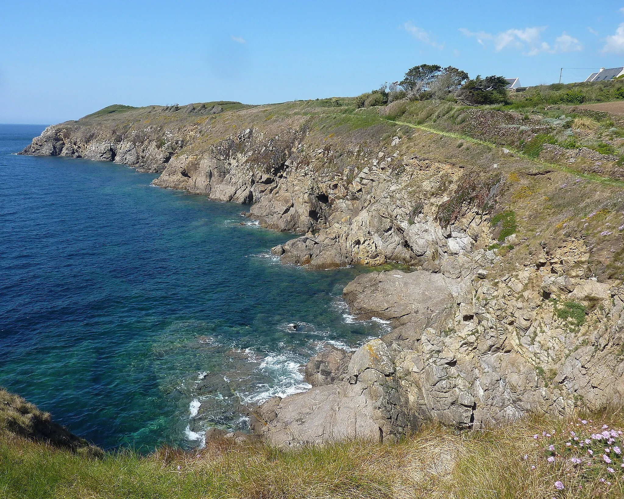 Photo showing: Ploumoguer : la pointe de Brenterc'h vue du sud.