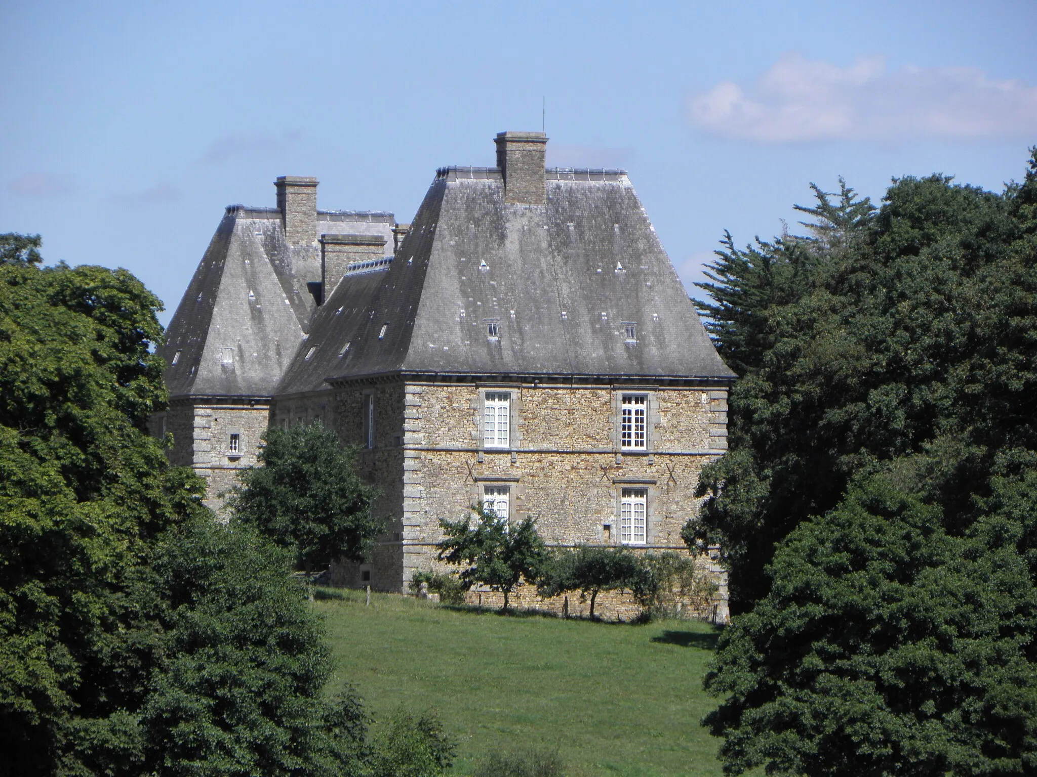 Photo showing: Château de La Magnanne, commune d'Andouillé-Neuville (35).
