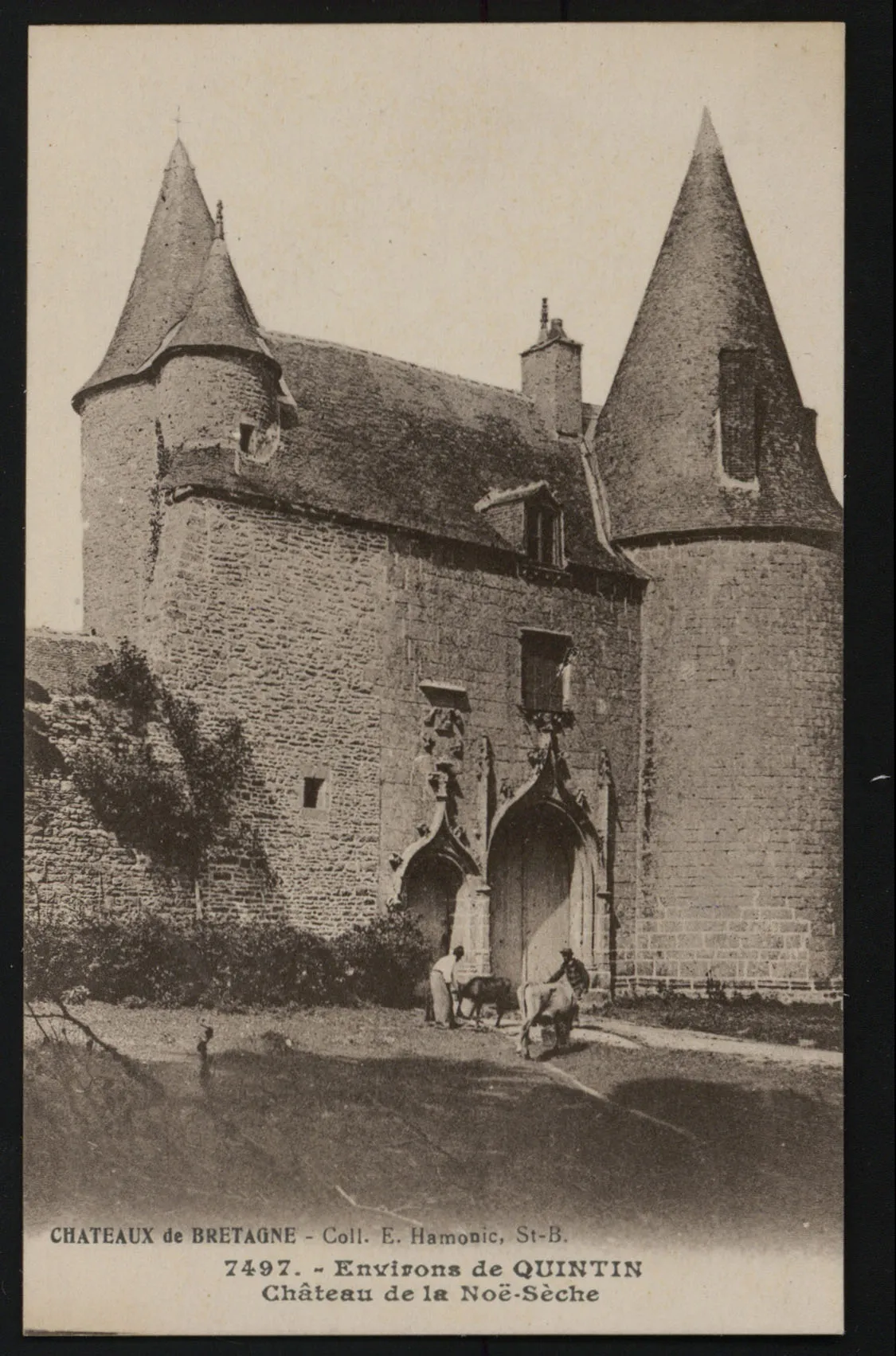 Photo showing: Environs de Quintin. Château de la Noë-Sèche.