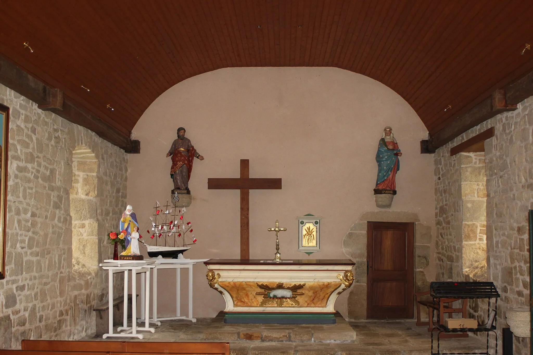 Photo showing: Chapelle Sainte-Anne, Kerdonnerch, Fr-56-Belz.