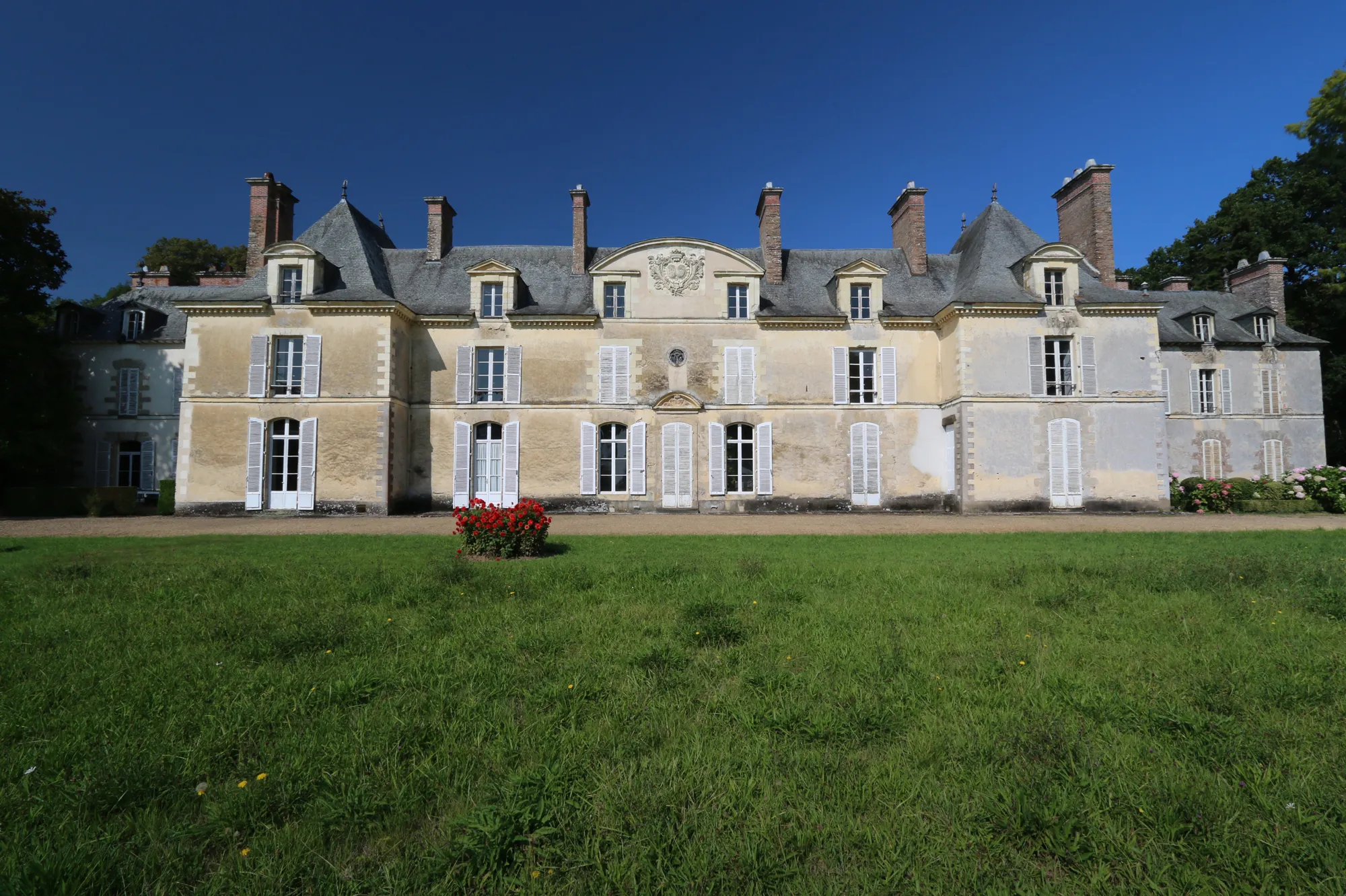 Photo showing: Château de Blossac, vue du jardin