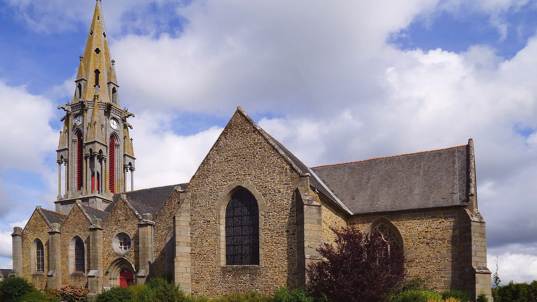 Photo showing: Kirche Saint-Martin in Meillac im Département Ille-et-Vilaine in der Bretagne, Frankreich Foto Wolfgang Pehlemann DSC05189
