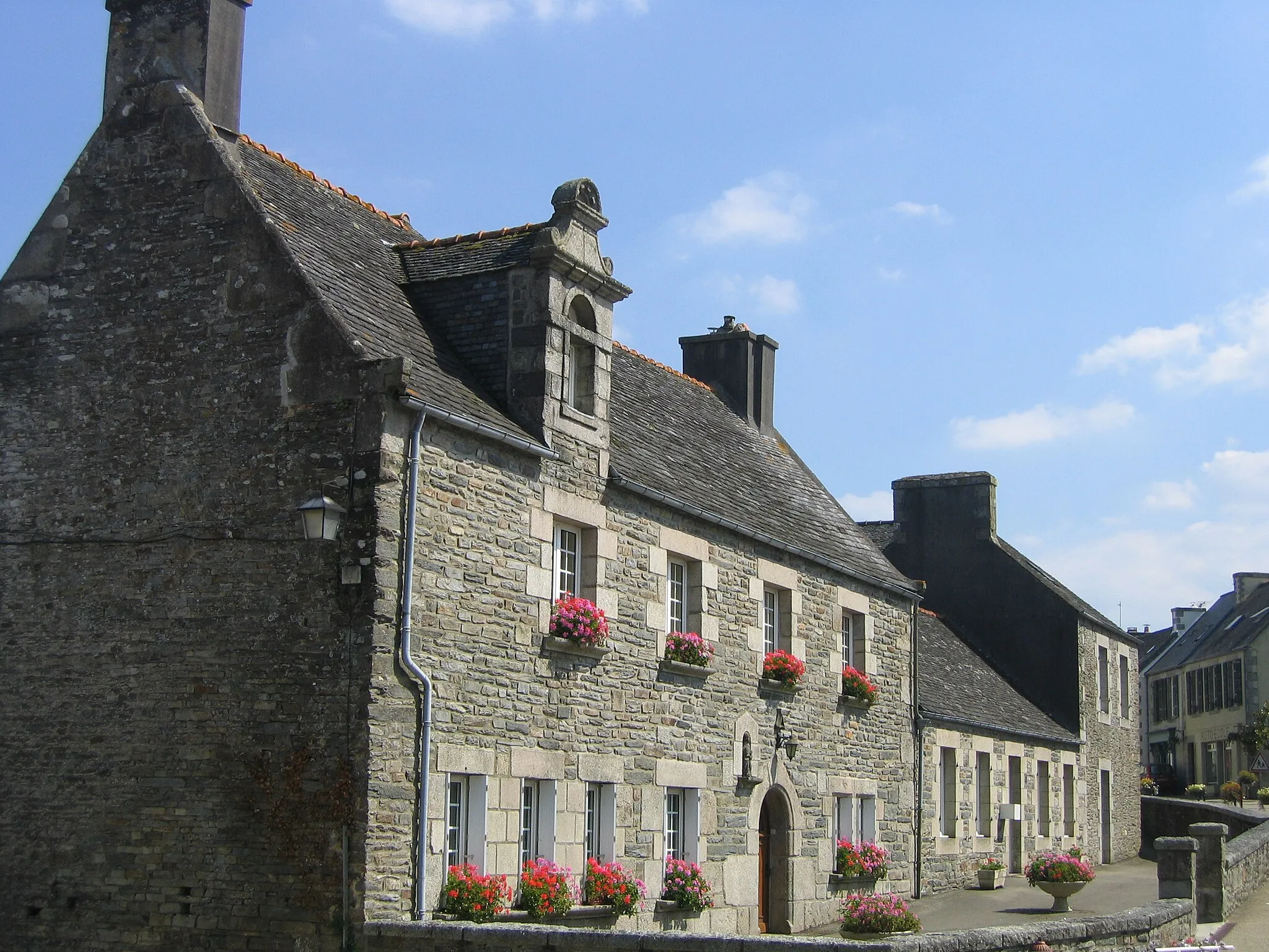 Photo showing: Saint Thégonnec vue du village