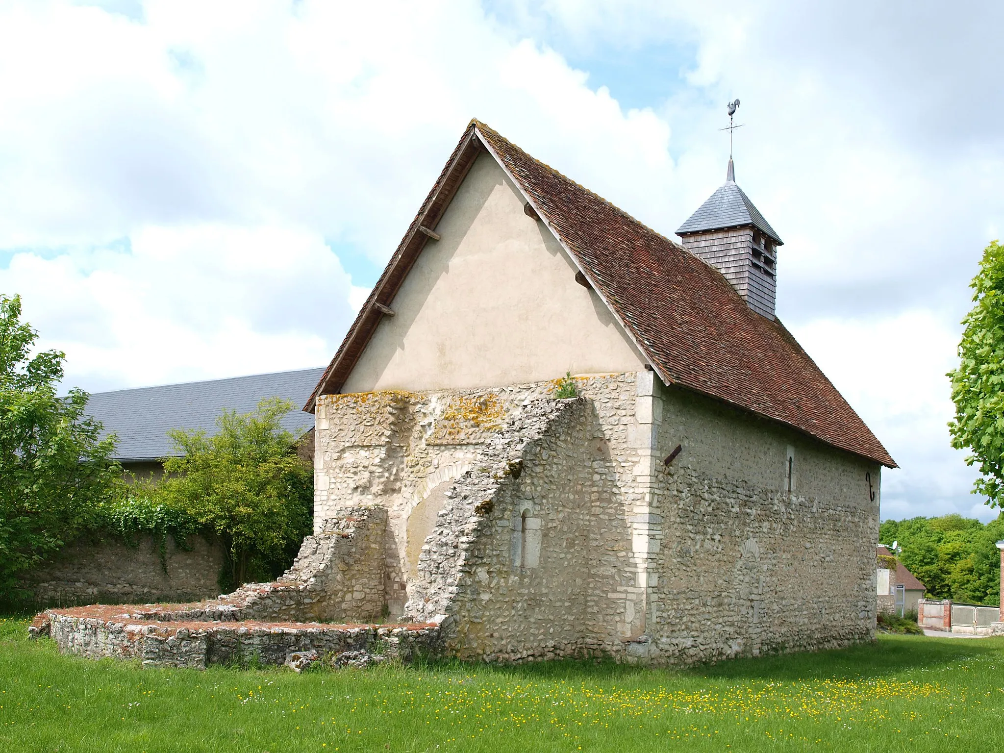 Photo showing: Cortrat (Loiret, France) ; l'église Saint-Martin