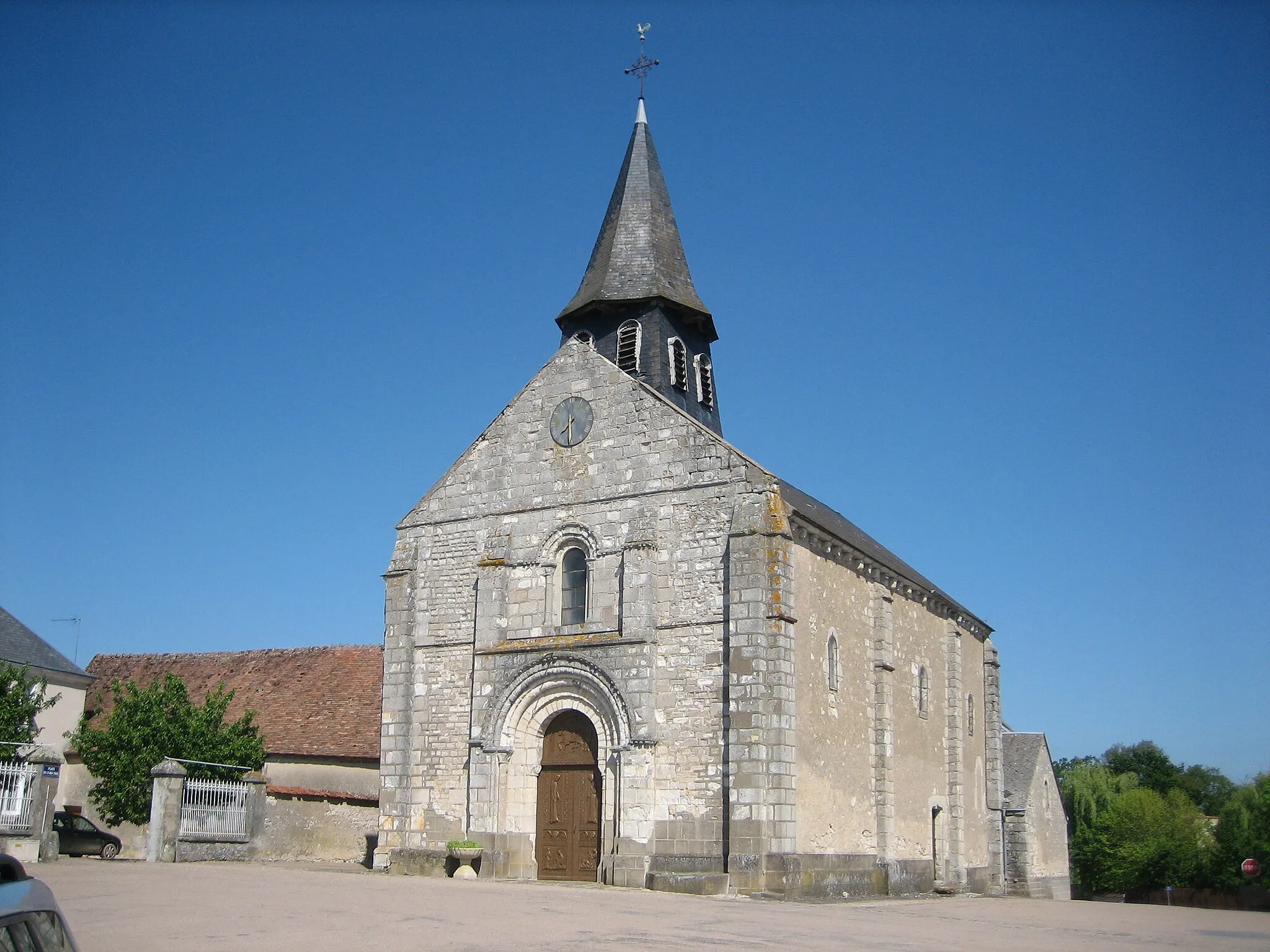 Photo showing: Église Saint-Martin de Vicq-Exemplet
