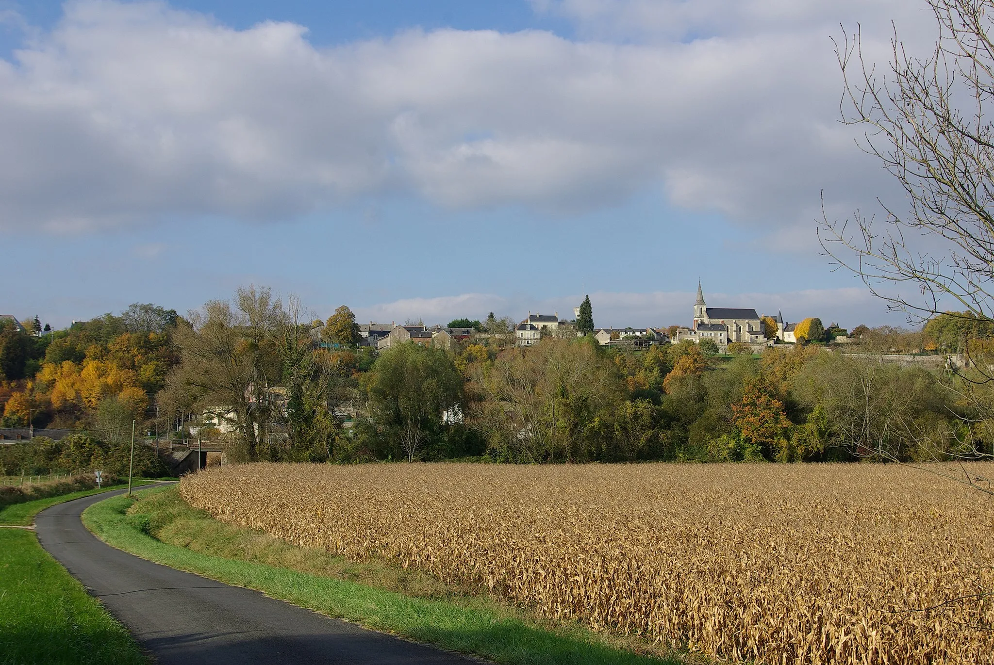 Photo showing: View of Saint-Michel-sur-Loire (France) Vue de Saint-Michel-sur-Loire (France)