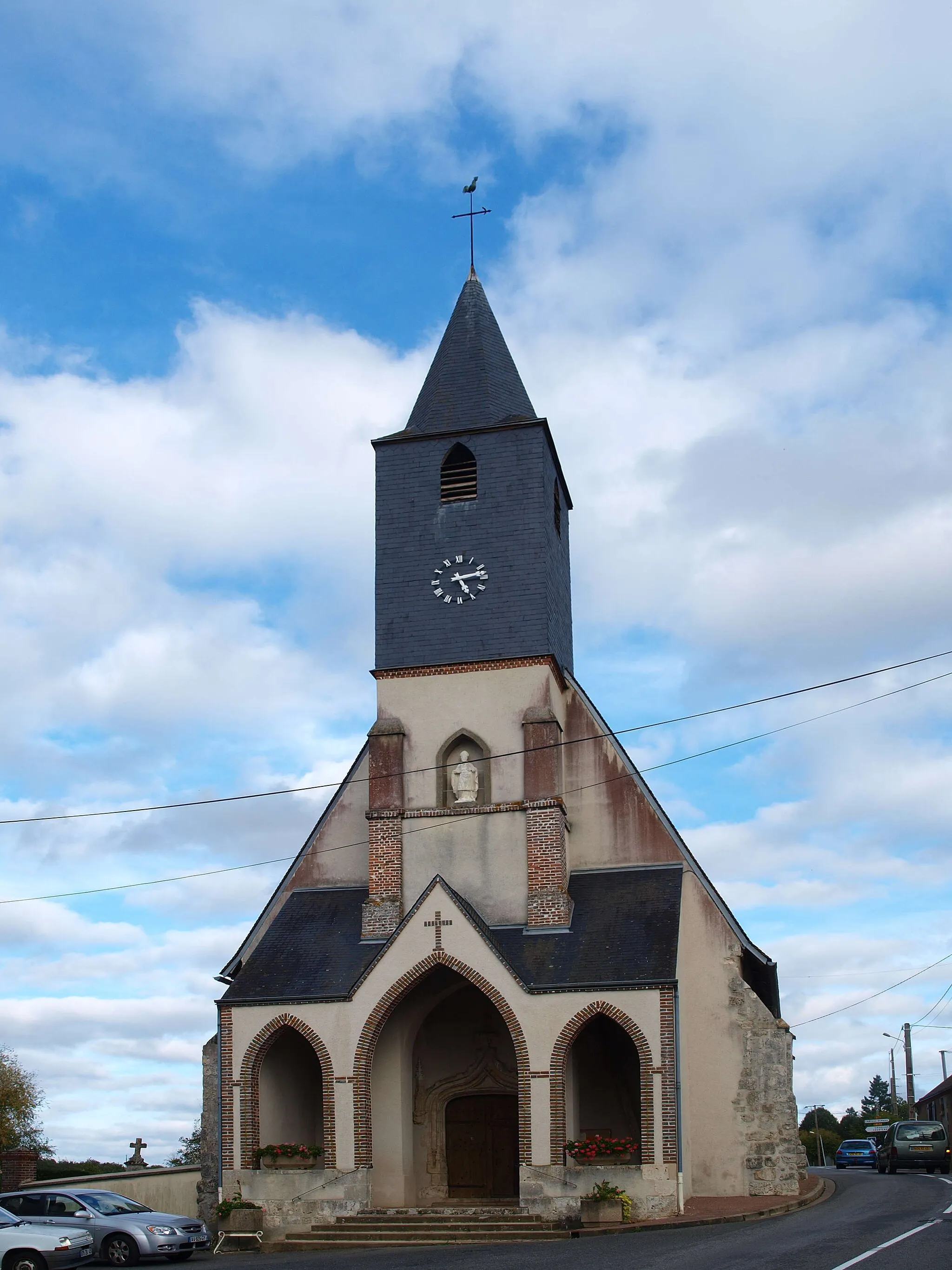 Photo showing: Saint-Firmin-des-Bois (Loiret, France) ; l'église
