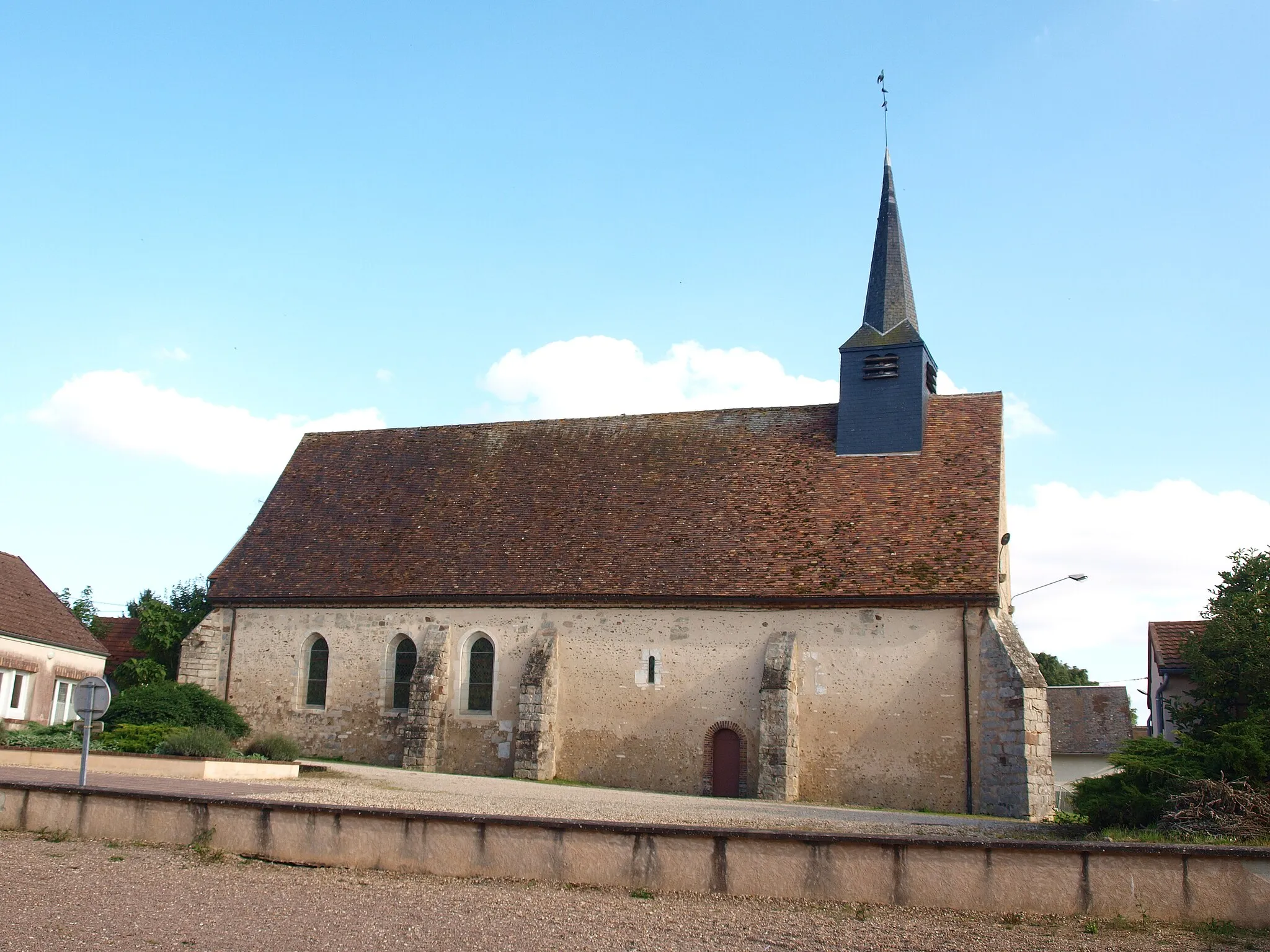 Photo showing: Vernoy (Yonne, France) ; l'église